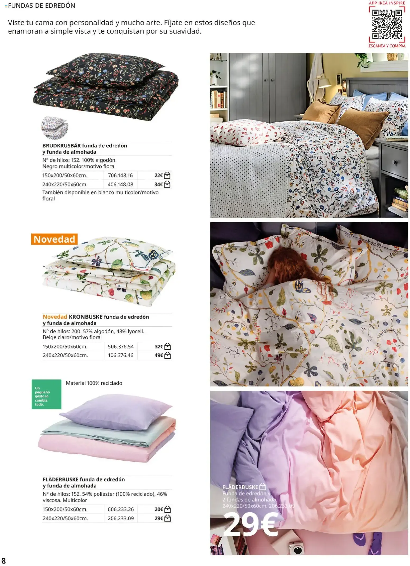 Catálogo de IKEA - Guía de Compra Ropa de cama 1 de septiembre al 31 de enero 2027 - Página 8
