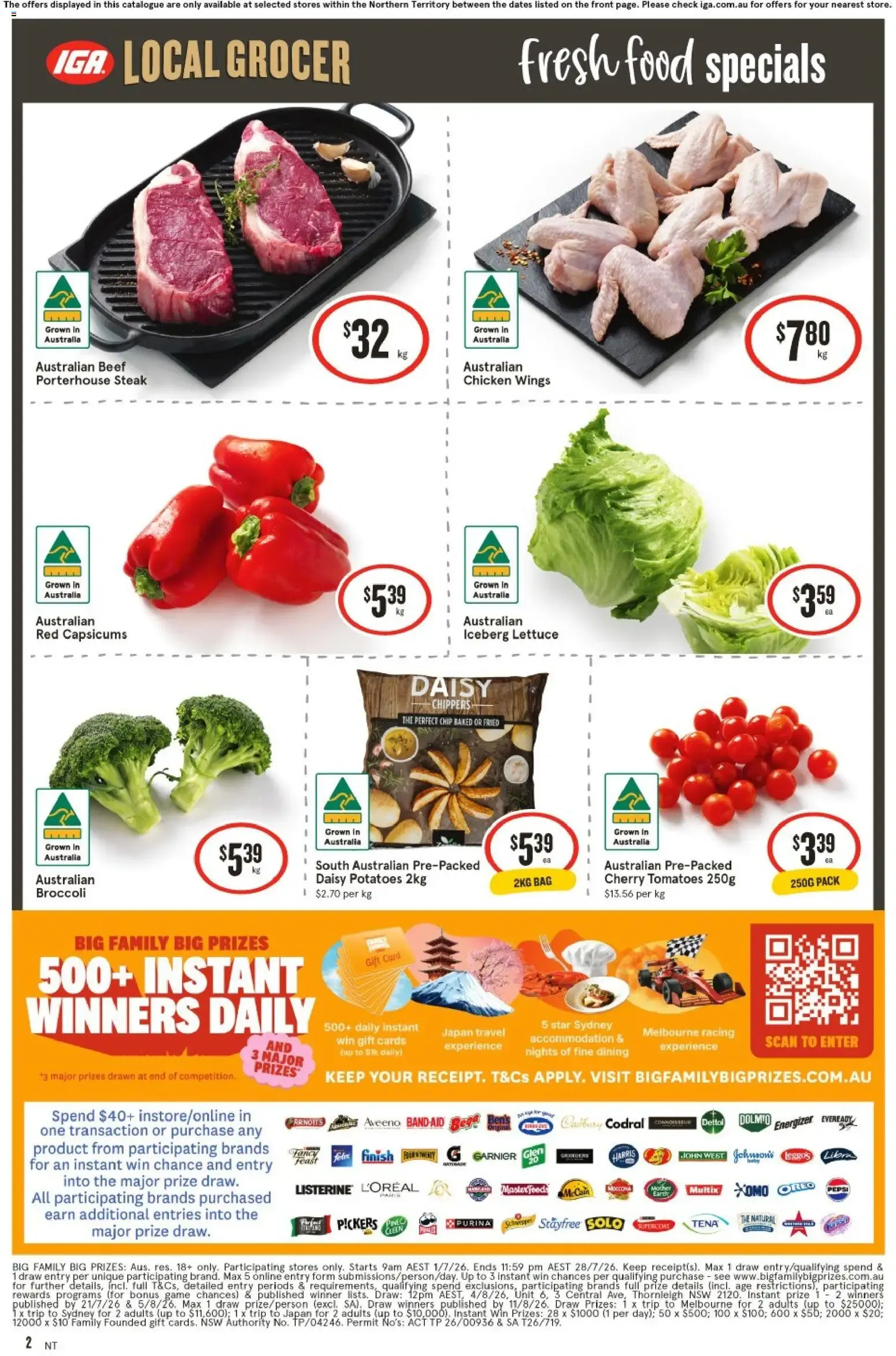 IGA Local Grocer - Big Family Big Prizes - Catalogue valid from 8 July to 14 July 2026 - page 3