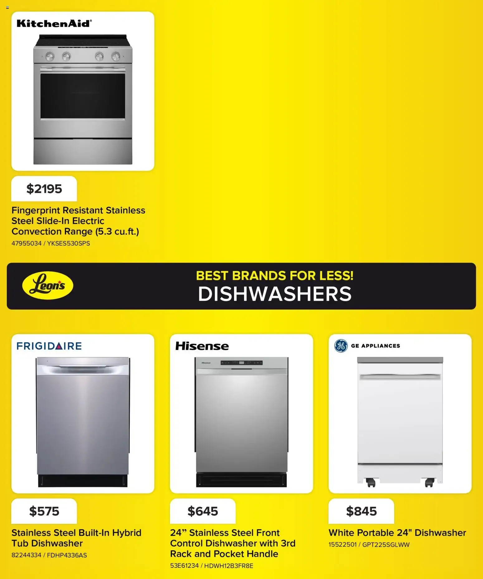 Leon's flyer - BBFL Appliances from Oct 15, 2026 > weekly specials & deals from October 15 to October 21 2026 - flyer page 6