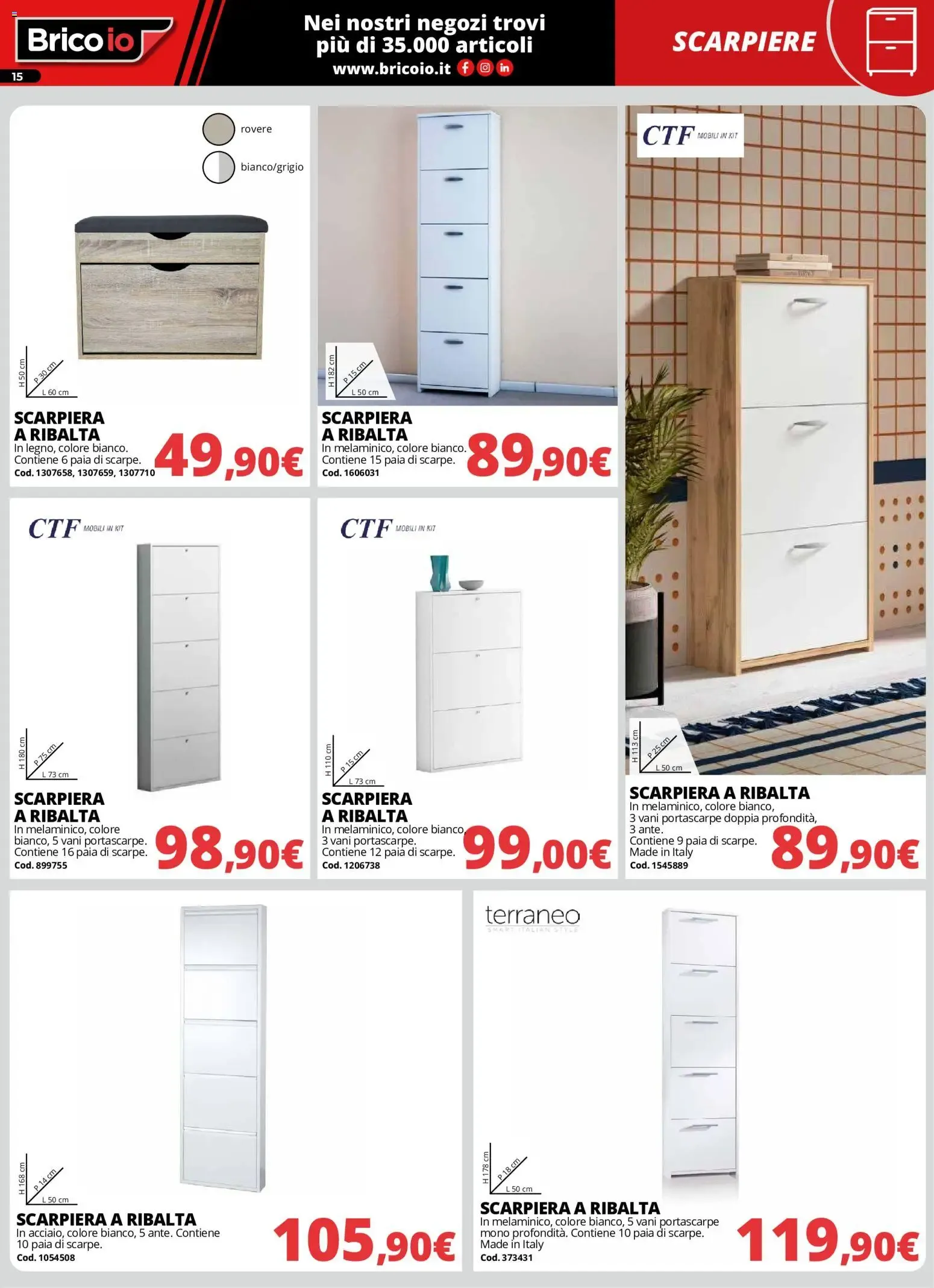 Nuovo Brico io volantino Arredo dal 01/10/2026 > offerte anteprima 🛍️ da 1 ottobre a 31 ottobre di 2026 - Pagina del volantino 15