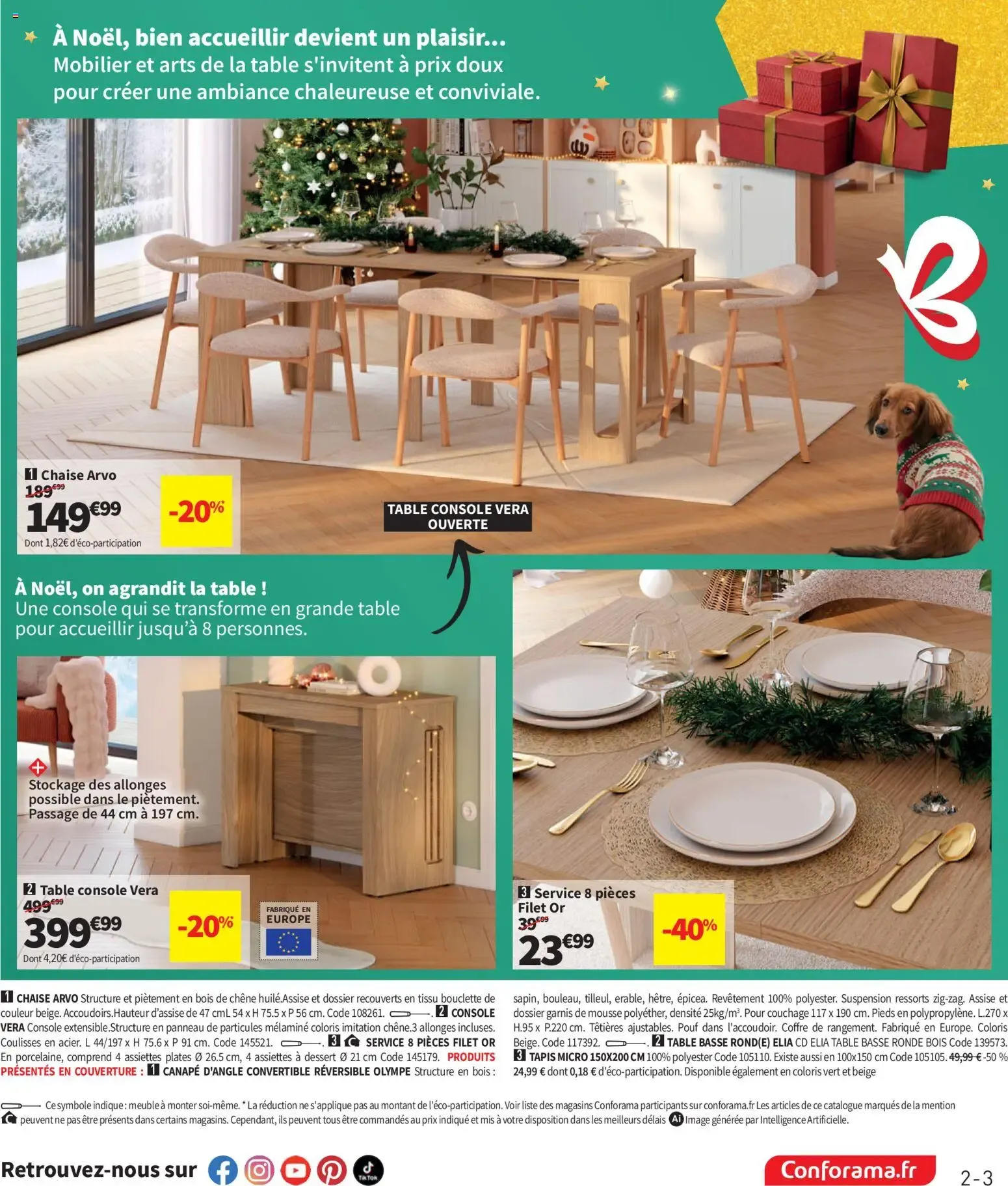 Conforama - Promos de Noël du 27 octobre au 25 décembre 2026 - Catalogue page 3