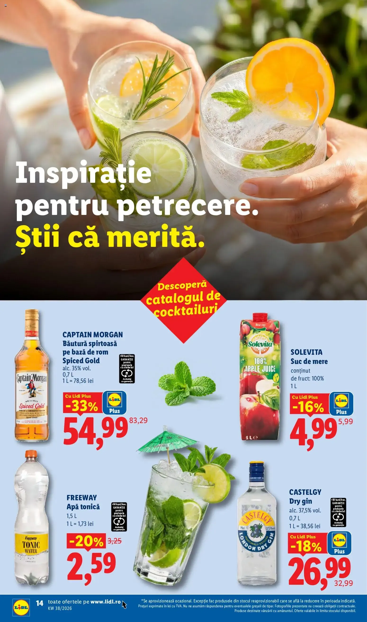 Catalog Ieftin și înainte, și după ziua de salariu. de la 14 septembrie până la 20 septembrie 2026 - Revista Pagina 14