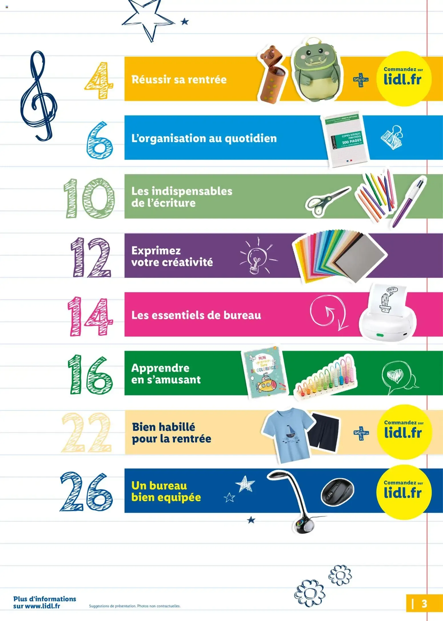 Lidl: Préparez la rentrée ! du 13 août au 20 août 2026 - Catalogue page 3