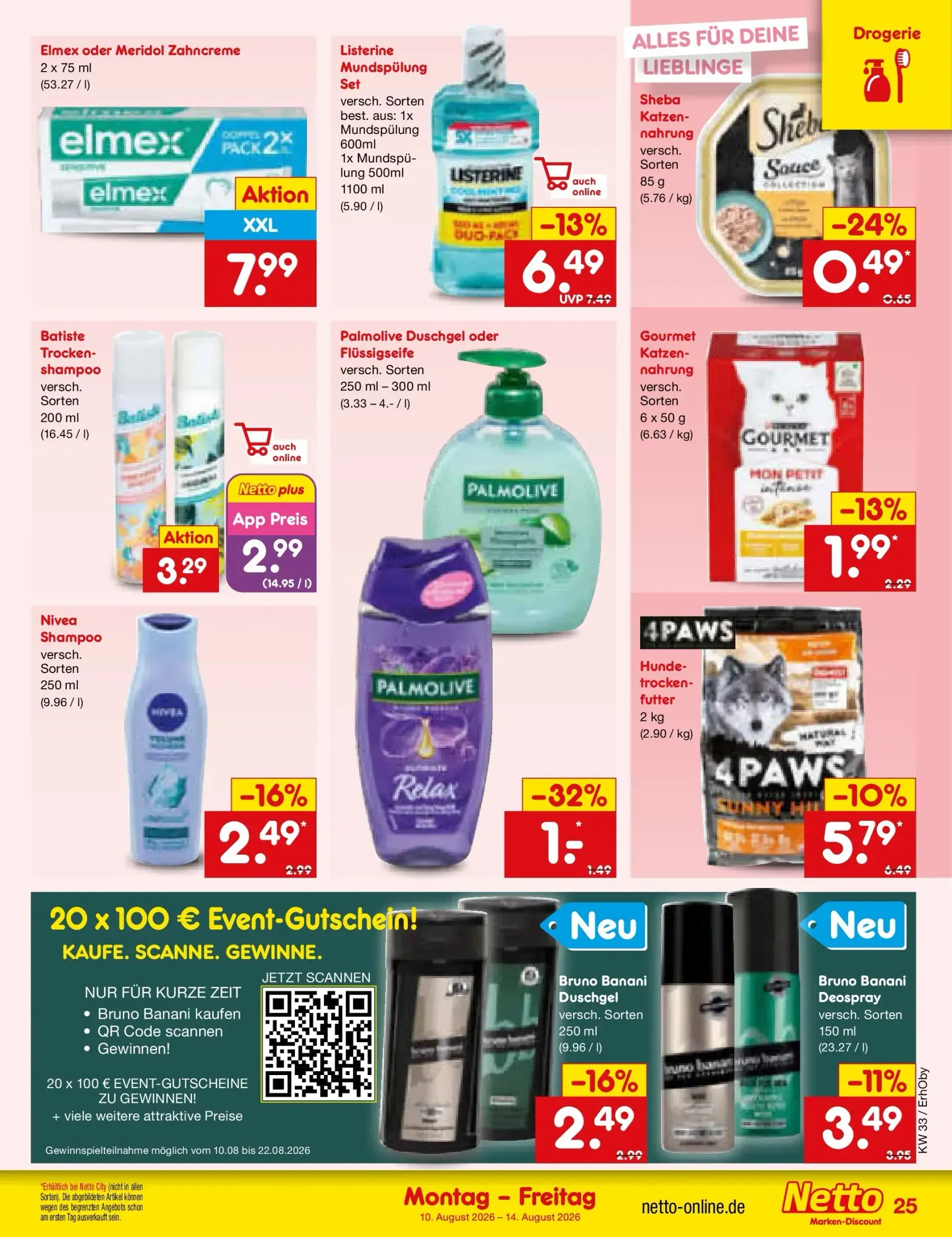 Netto Marken Discount Prospekt nächste Woche – von Montag 10.08.2026 bis Freitag 14.08.2026 von 10. August bis 14. August 2026 - Prospekt seite 36