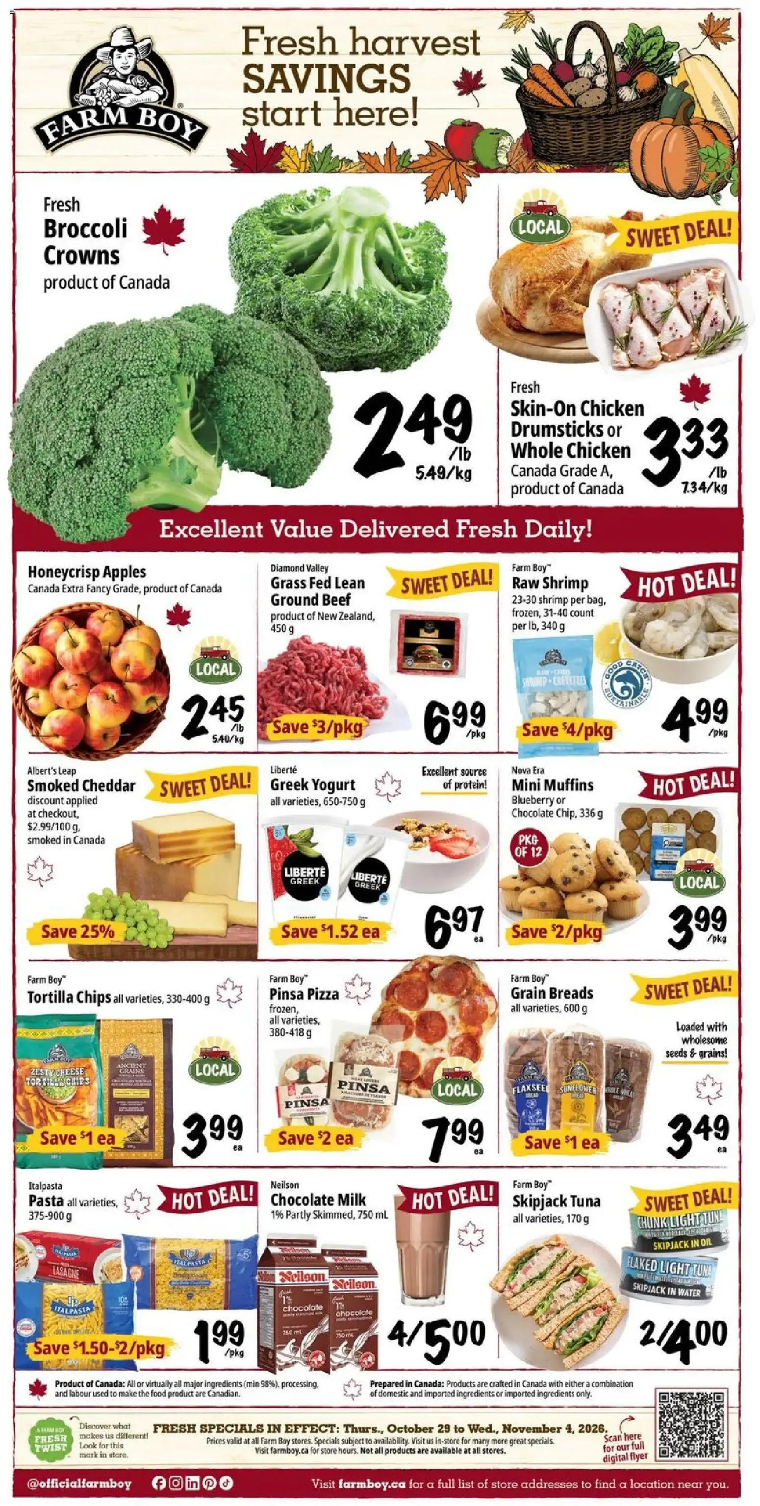 Farm Boy weekly flyer / circulaire from Oct 29, 2026 > weekly specials & deals