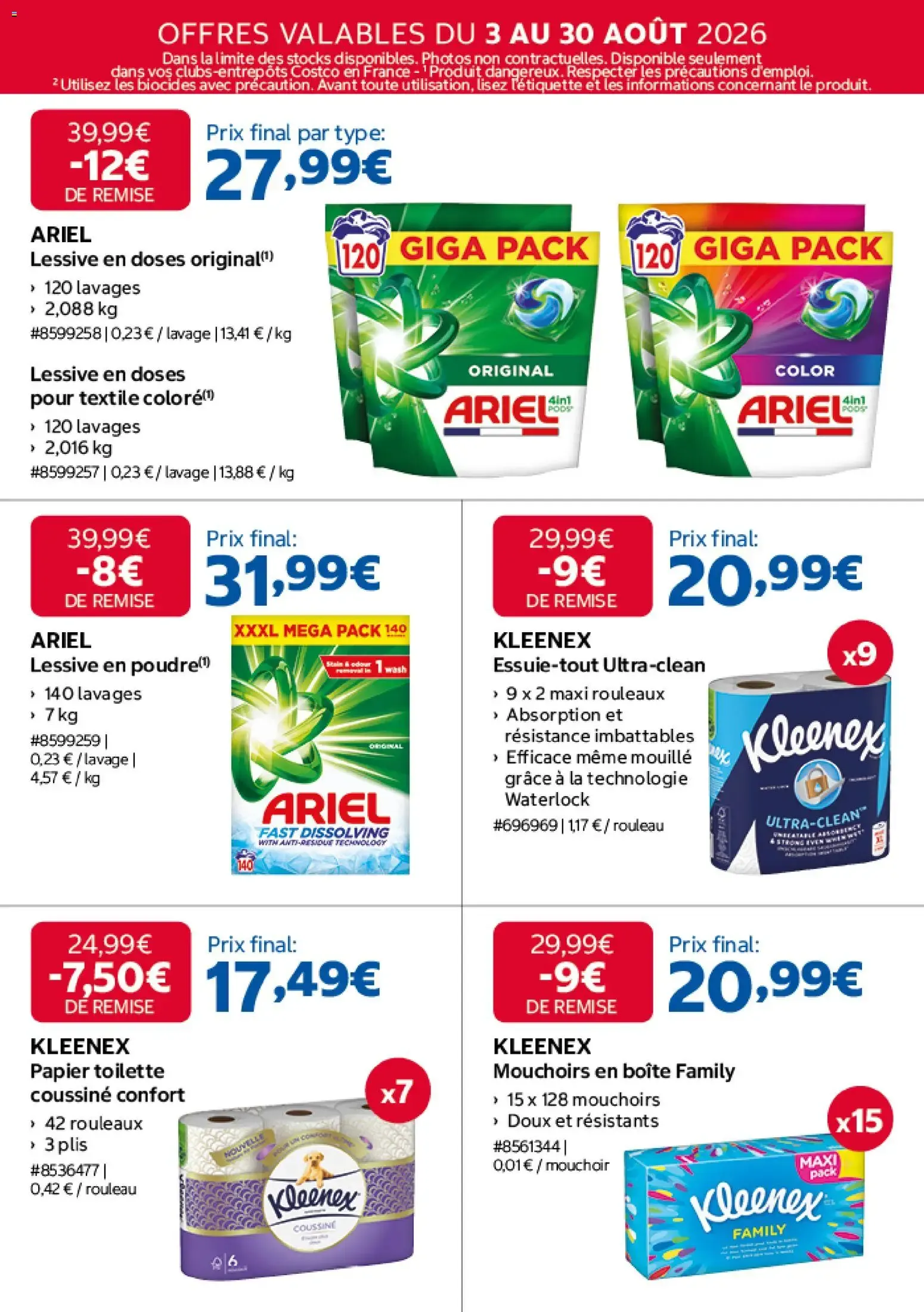 Costco catalogue à partir du 03/08/2026 - promo en ligne du 3 août au 30 août 2026 - Catalogue page 11