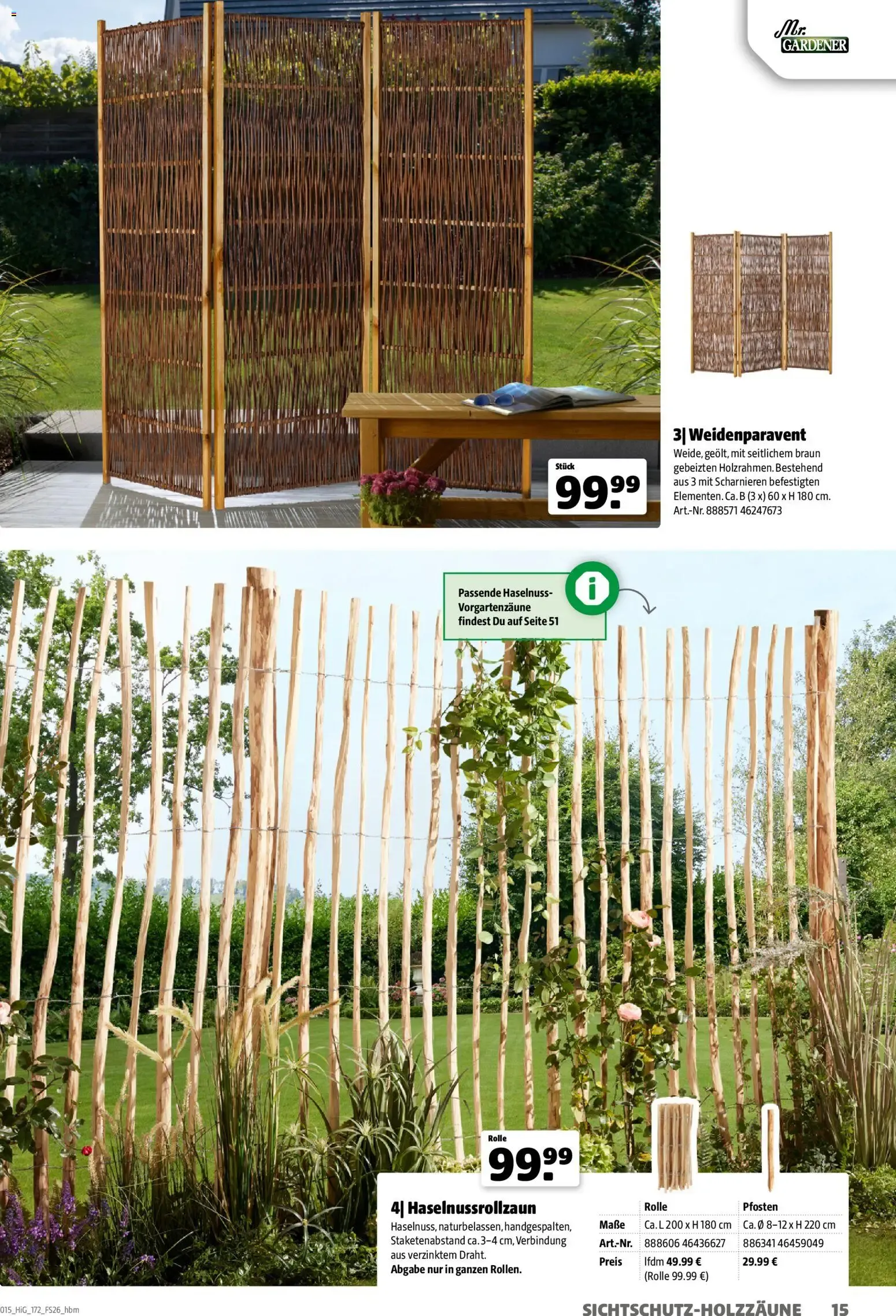 Hagebau Gartengestaltungsortiment (ab 02.03.2026) zum Blättern von 2. März bis 31. Dezember 2026 - Prospekt seite 15