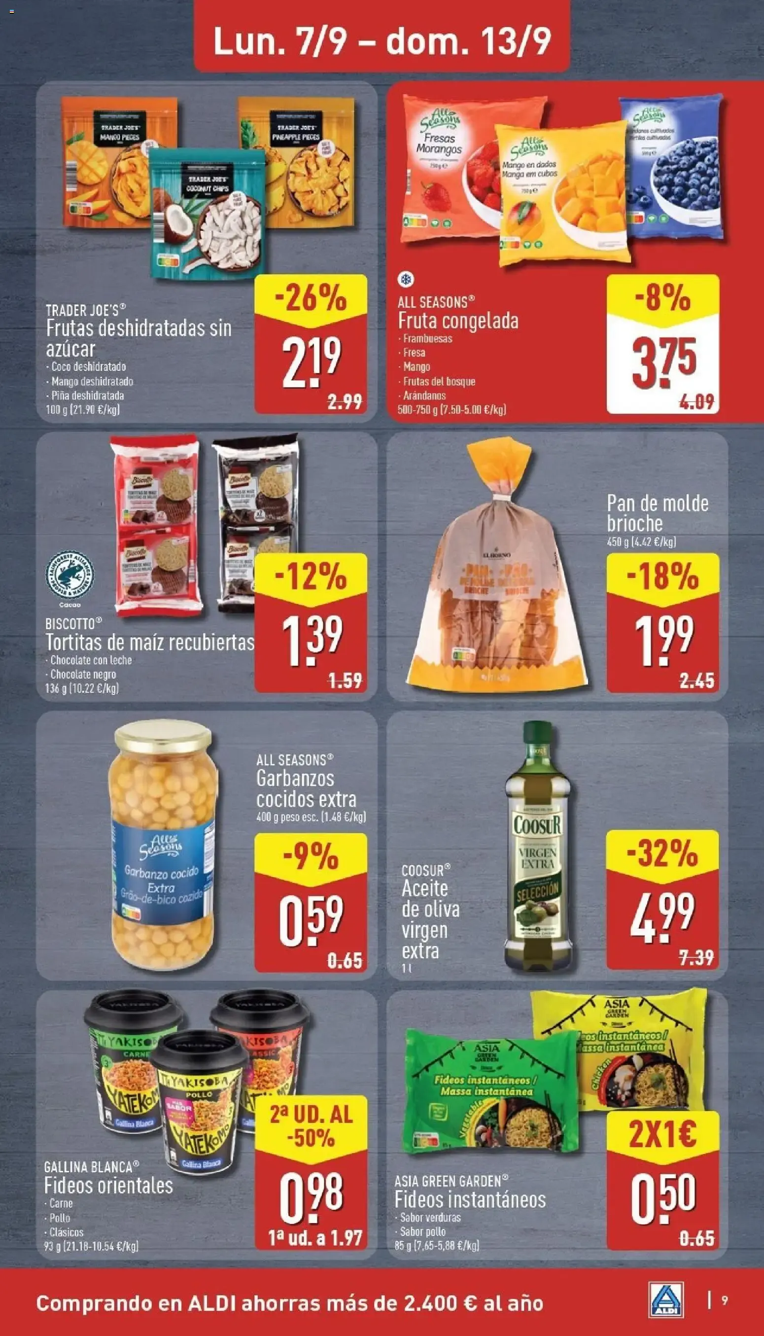 Catálogo de Aldi folleto Canarias del 07/09/2026 | Catálogo 7 de septiembre al 13 de septiembre 2026 - Página 9