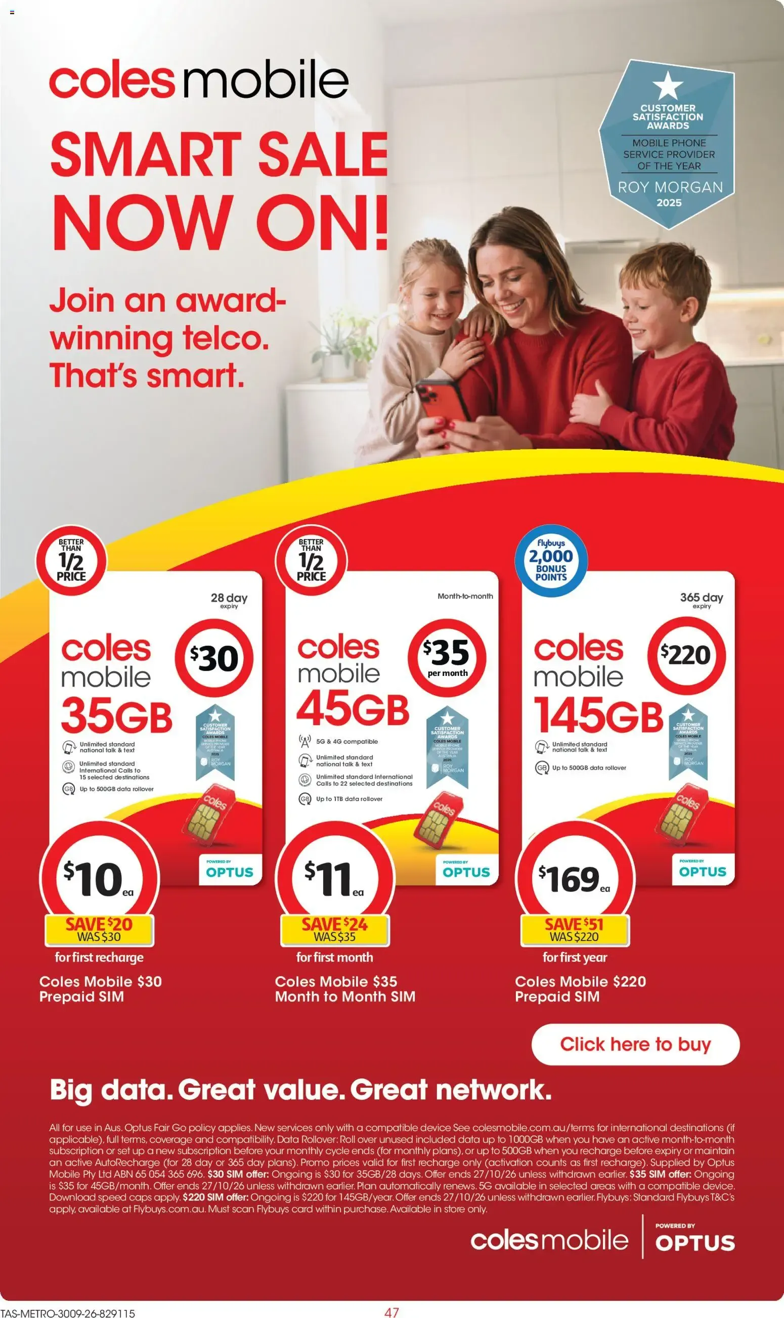 Coles catalogue valid from 30/09/2026 > Online Australia - Catalogue valid from 30 September to 6 October 2026 - page 47