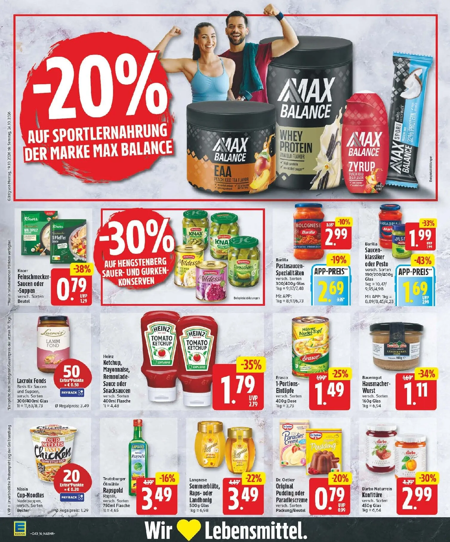 Edeka Prospekt nächste Woche – von Montag 19.10.2026 bis Samstag 24.10.2026 von 19. Oktober bis 24. Oktober 2026 - Prospekt seite 18