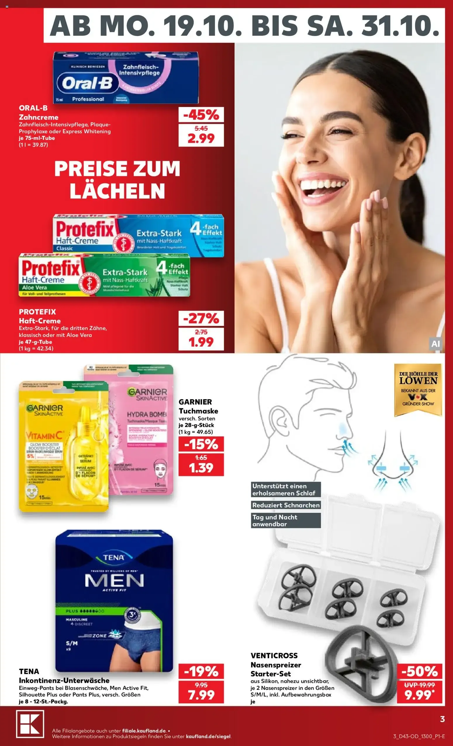 Kaufland: Deutschlands Größte Drogerie-Abteilung van 19 oktober tot 31 oktober 2026 - Folder pagina 3