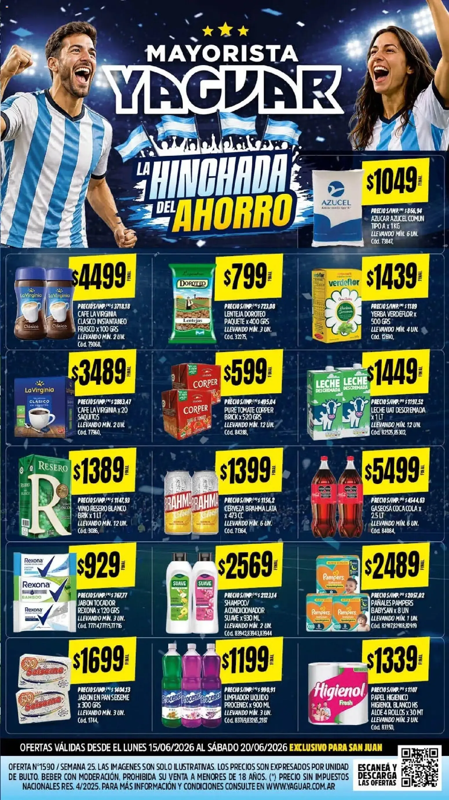 Ofertas de Mayorista Yaguar - La Hinchada del Ahorro 15 de junio al 20 de junio 2026 - Página 2 del catálogo