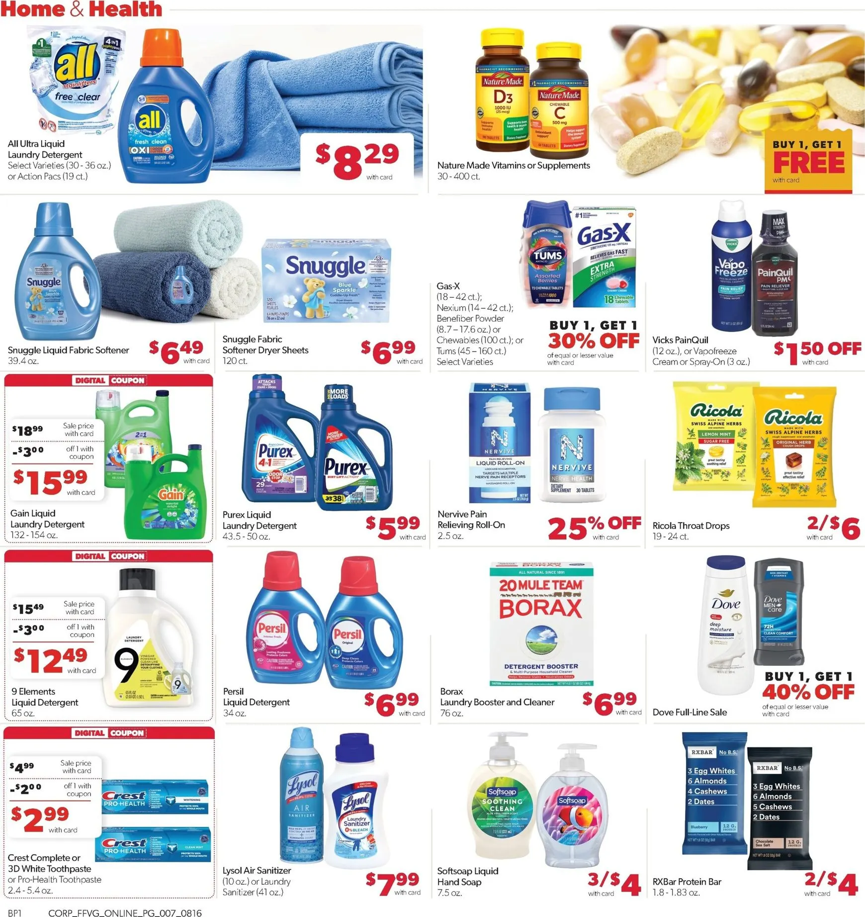 Weekly promotion Current Family Fare leaflet valid from Sunday 08/16/2026 to Saturday 08/22/2026 spanning from August 16 to August 22 2026 - Page 13 for Catalogue 365
