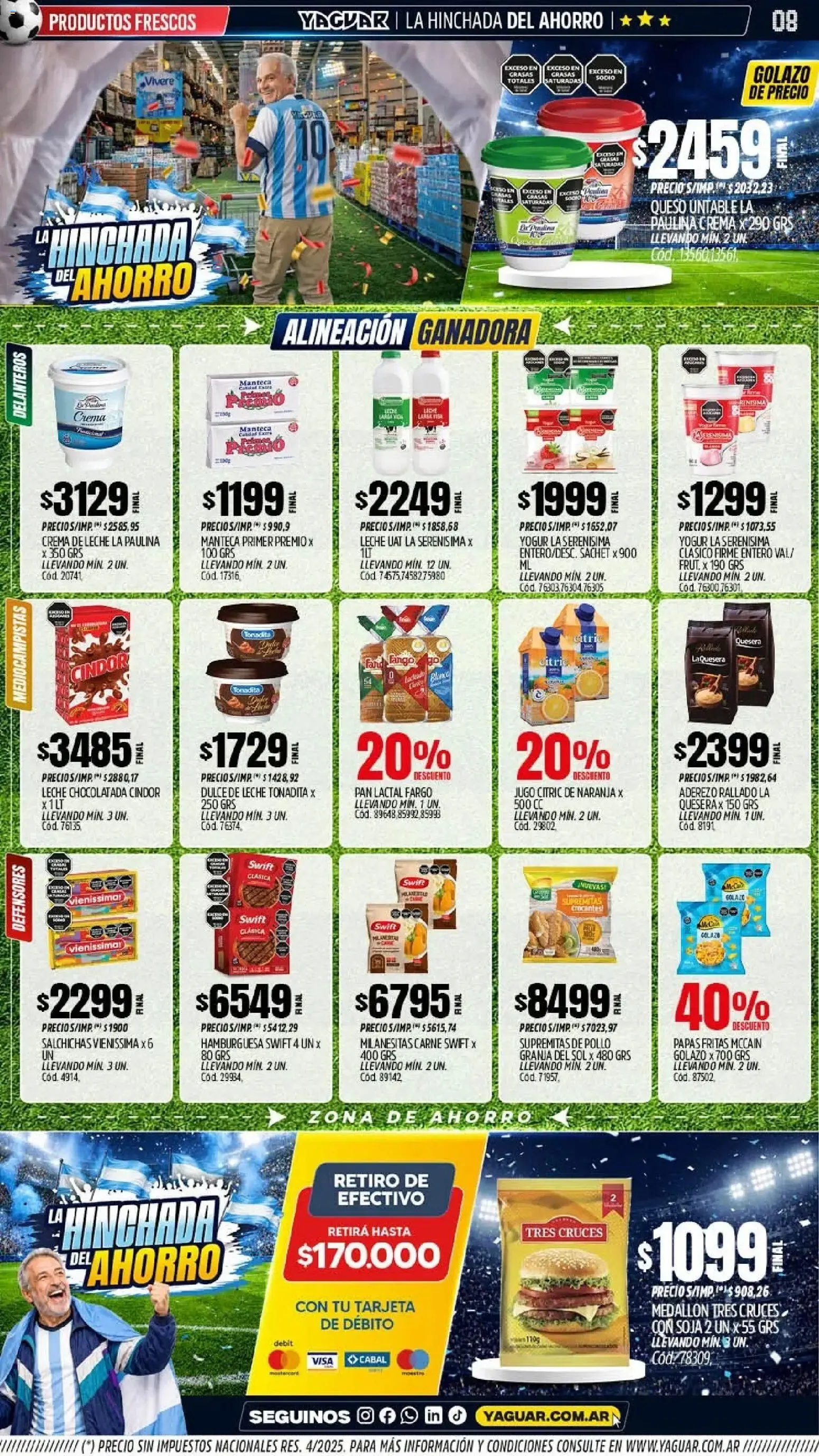 Ofertas de Mayorista Yaguar - La Hinchada del Ahorro 15 de junio al 20 de junio 2026 - Página 7 del catálogo