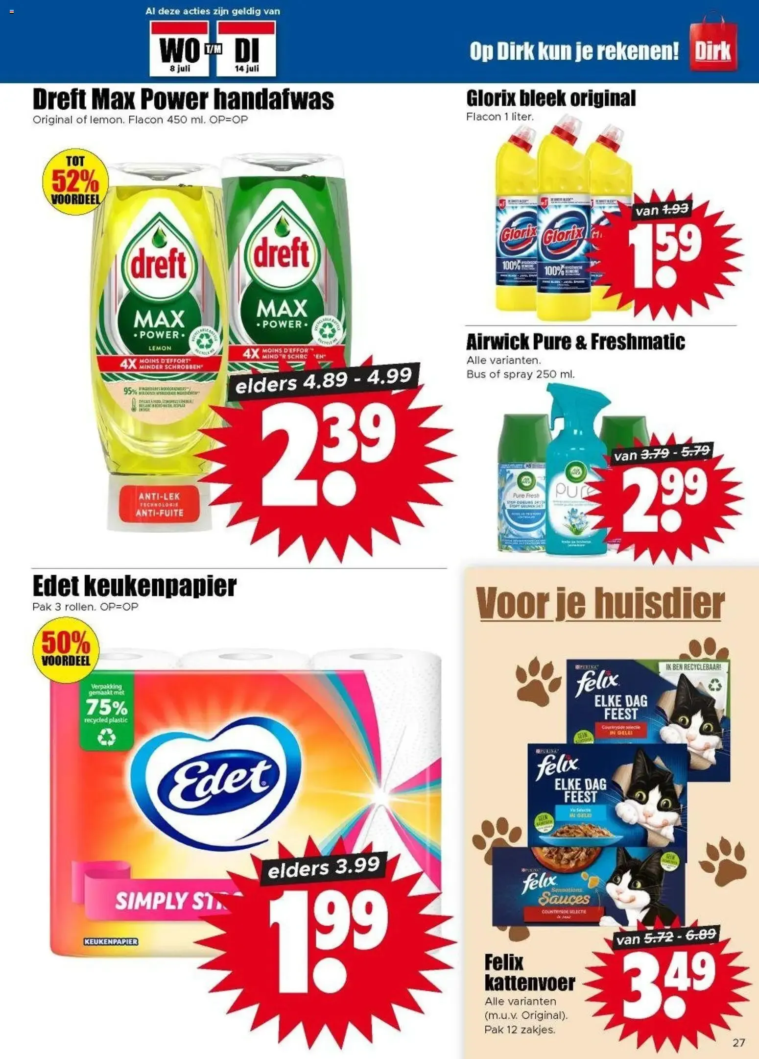 Dirk: Zomerstunt en aanbiedingen Ben & Jerry's & Magnum van 8 juli tot 14 juli 2026 - Folder pagina 23