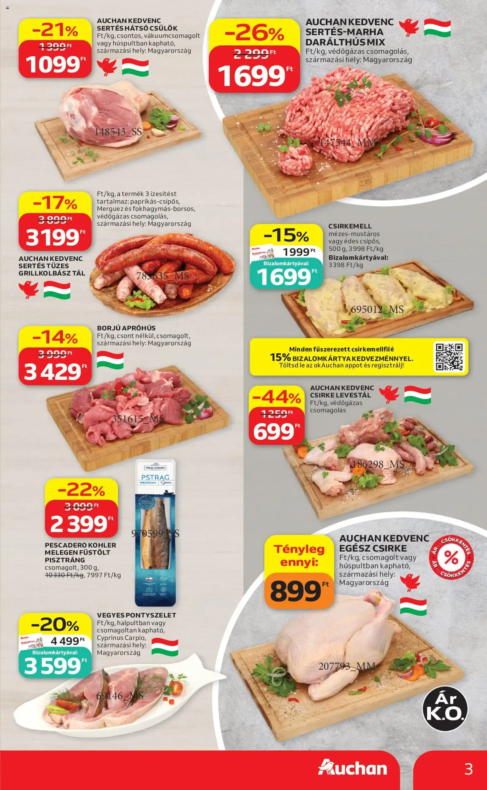Katalógus Auchan akciós újság - 2026.08.21. -tól/töl > akció, lapozható szórólap 🛍️ augusztus 21.-tól augusztus 26.-ig 2026. - Oldal 3
