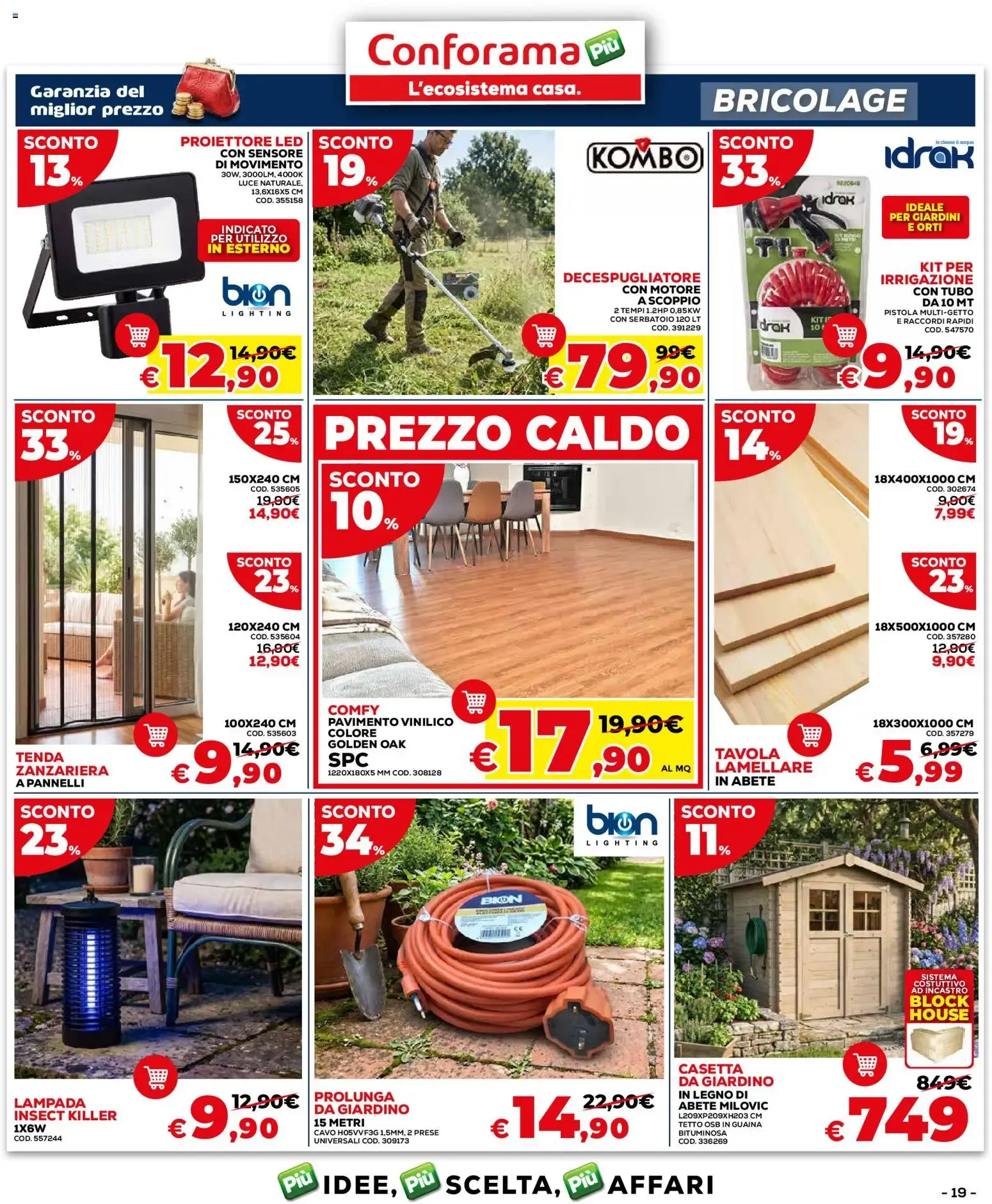 Conforama: Sconti Caldi per l'Estate da 2 luglio a 26 luglio di 2026 - Pagina del volantino 19