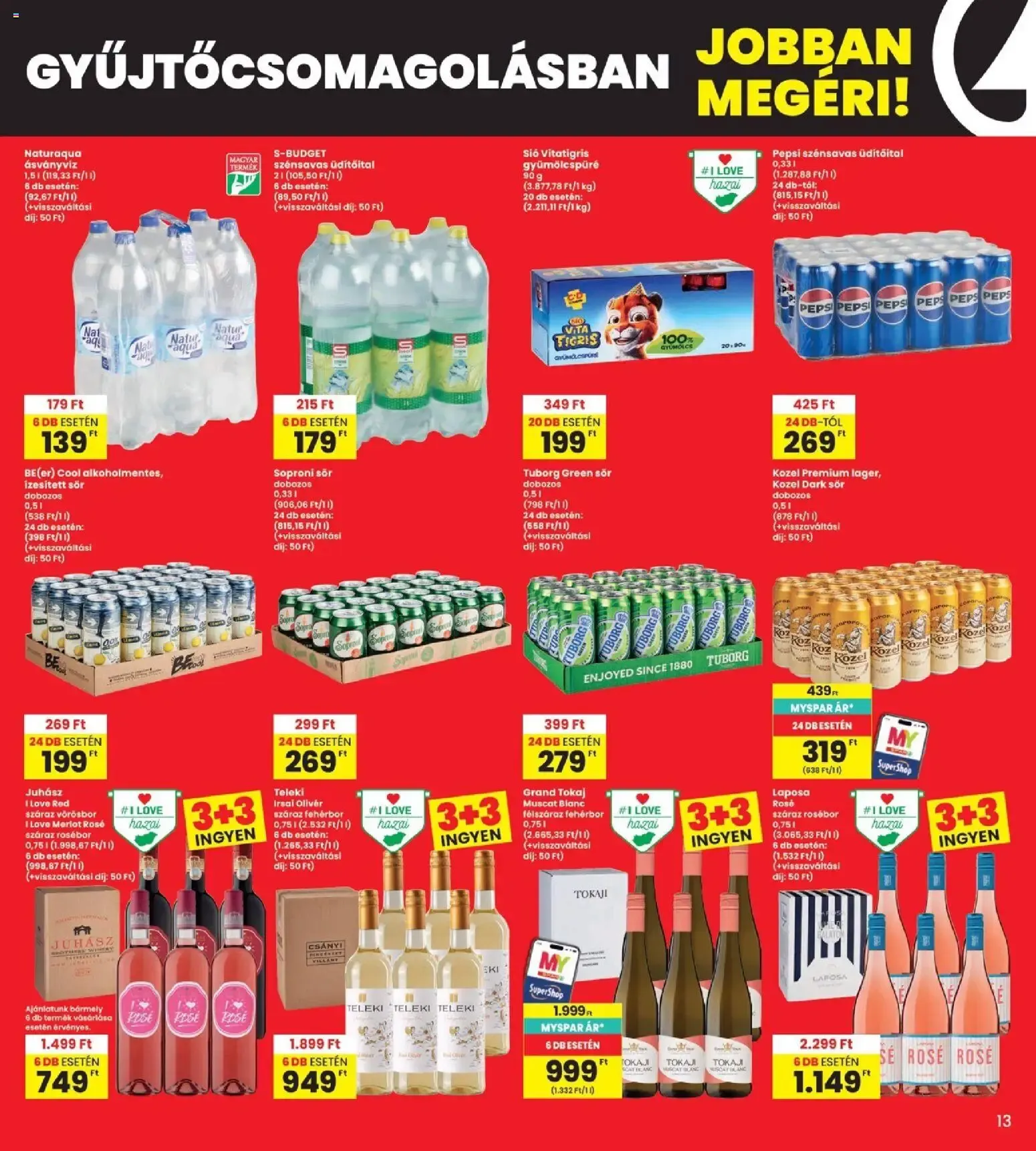 Katalógus Interspar akciós újság - 2026.09.24. -tól/töl > akció, lapozható szórólap 🛍️ szeptember 24.-tól szeptember 30.-ig 2026. - Oldal 13