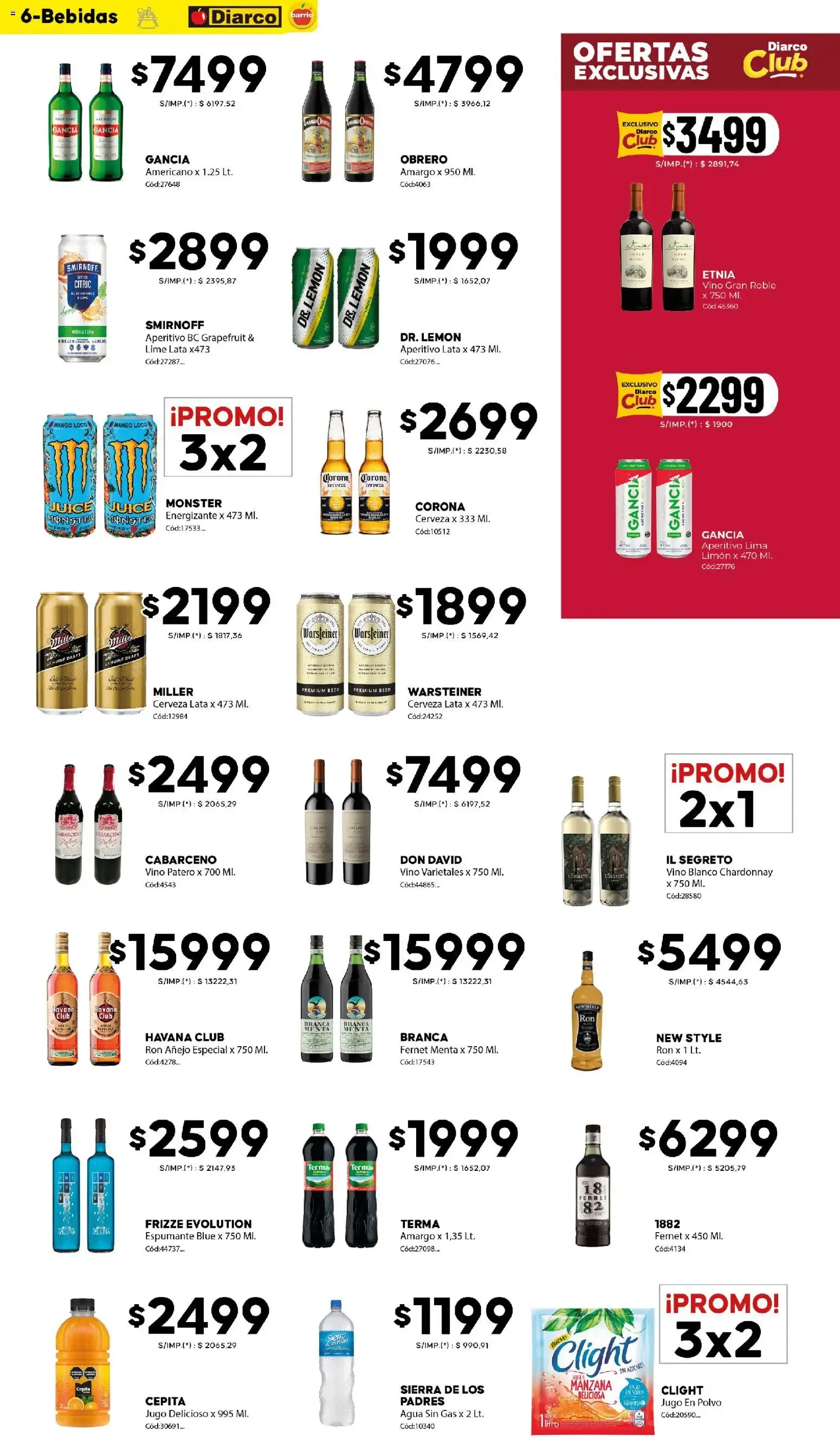 Ofertas de Diarco - Ofertas Diarco Barrio del 20/07/2026 - 24/07/2026 20 de julio al 24 de julio 2026 - Página 6 del catálogo