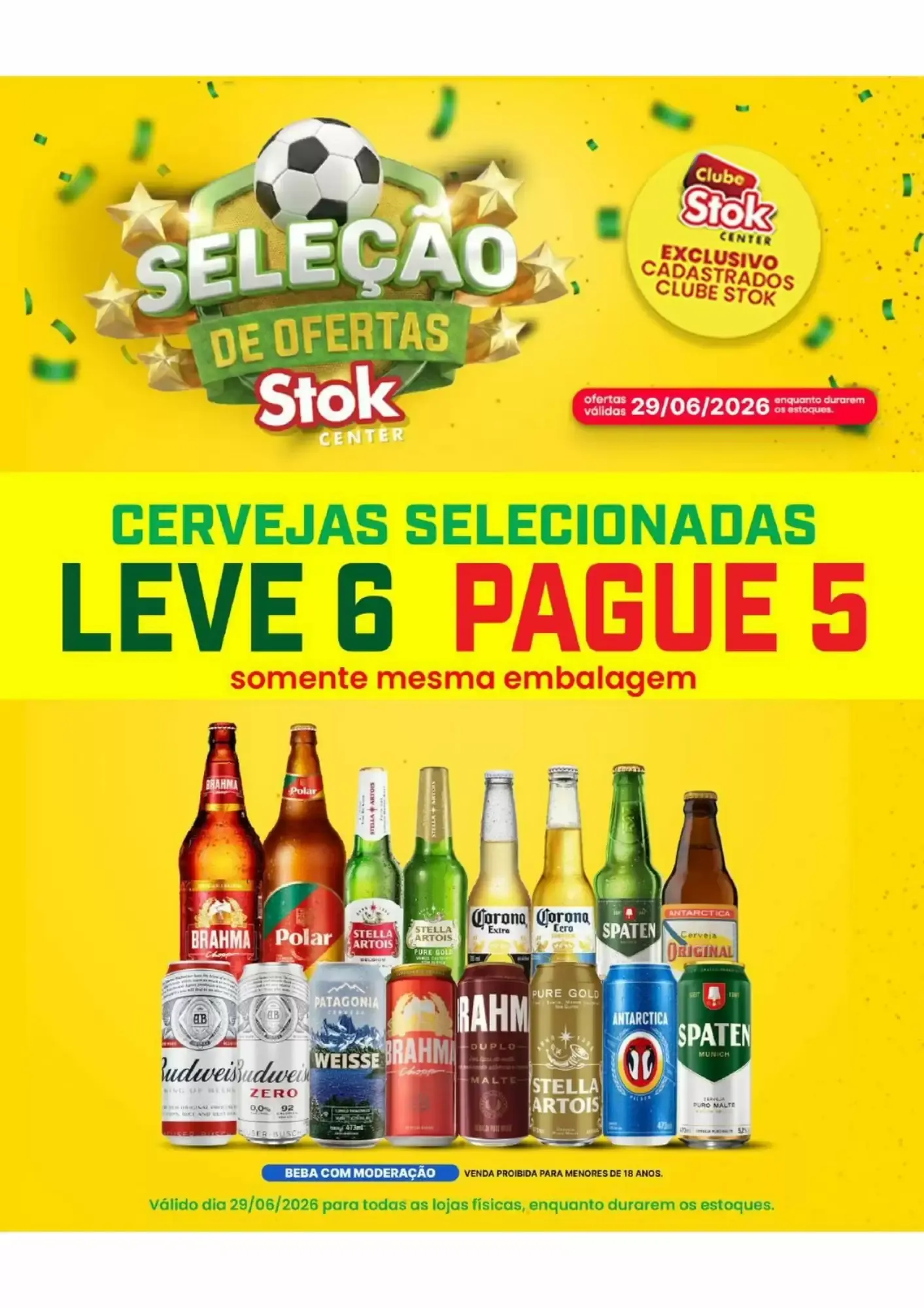 Encarte de Seleção de Ofertas Stok Center 29 de junho até 29 de junho 2026 - Pagina 1