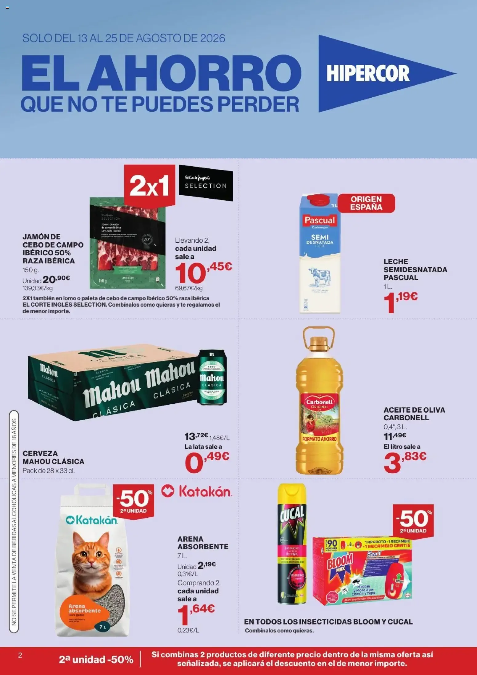 Catálogo de Hipercor catálogo del 13/08/2026 | folleto 13 de agosto al 25 de agosto 2026 - Página 2
