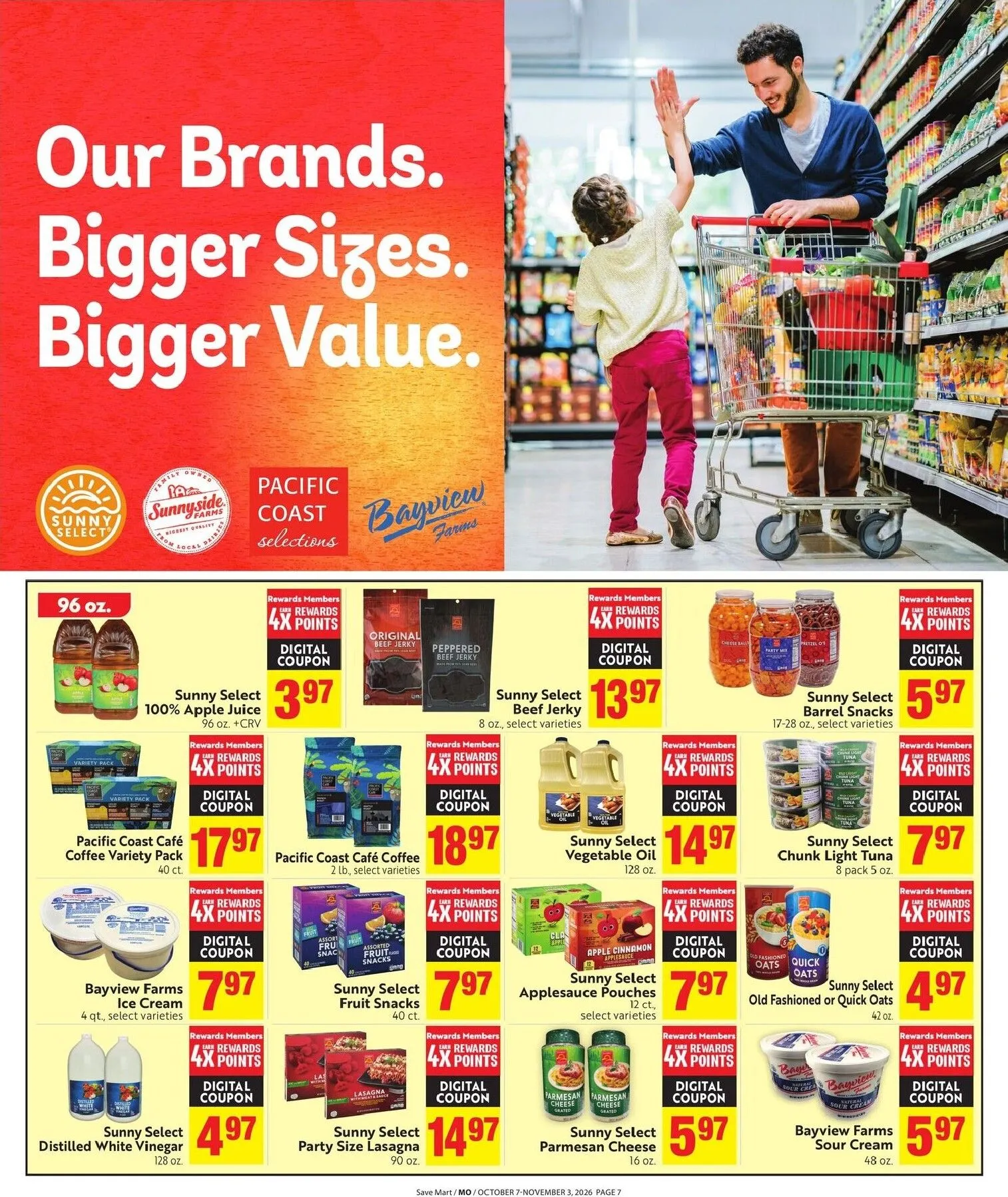 Weekly ad Current Save Mart - Rewards Points leaflet valid from Wednesday 10/07/2026 to Tuesday 11/03/2026 from October 7 to November 3 2026 - Page 7