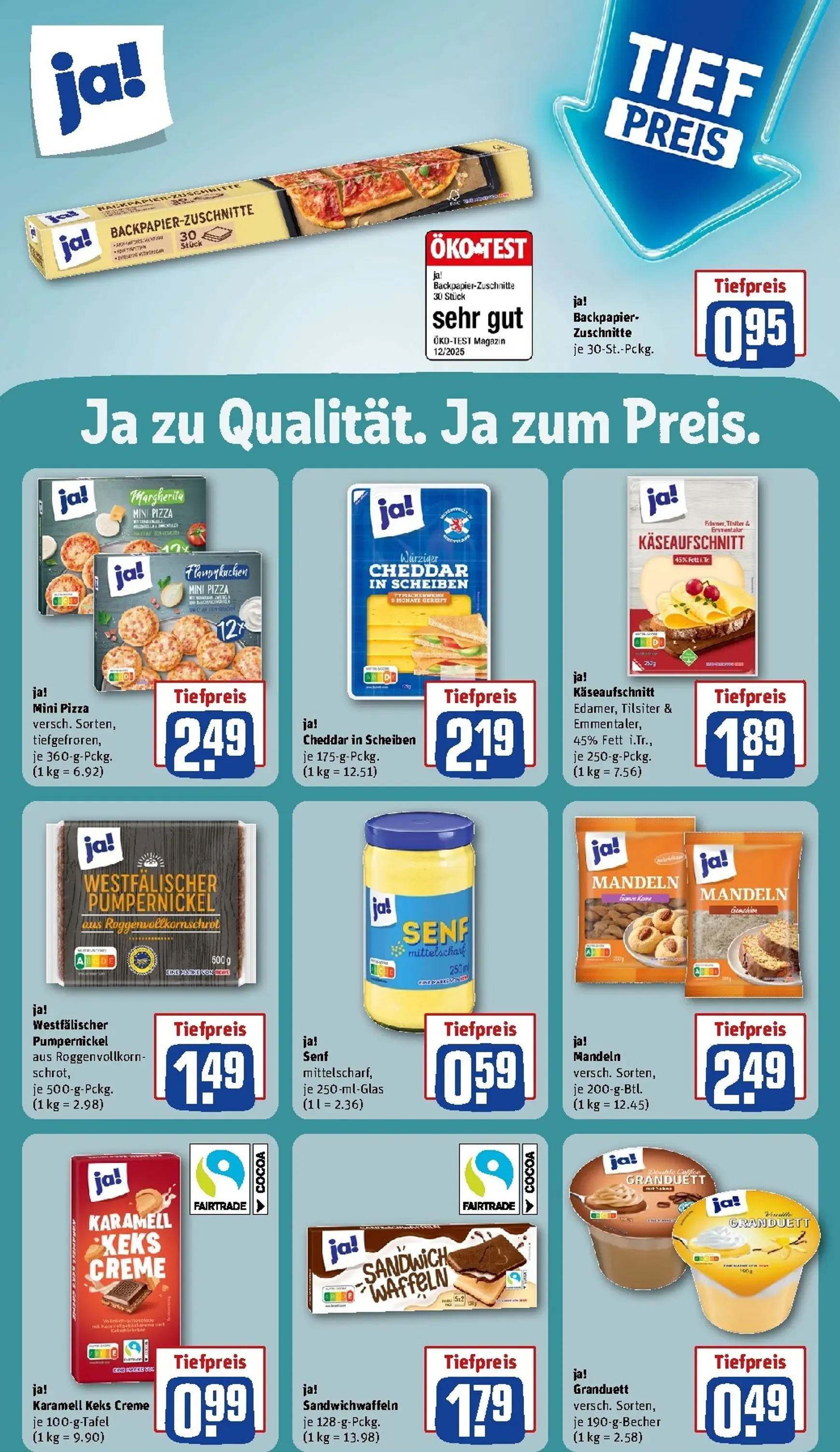 Die REWE Jubelwochen Mega Angebote, mega sparen! von 21. September bis 27. September 2026 - Prospekt seite 25