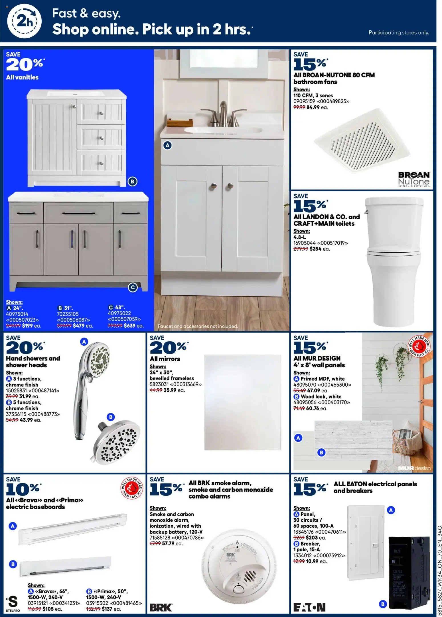 Rona weekly flyer from Sep 17, 2026 > weekly specials & deals from September 17 to September 30 2026 - flyer page 4