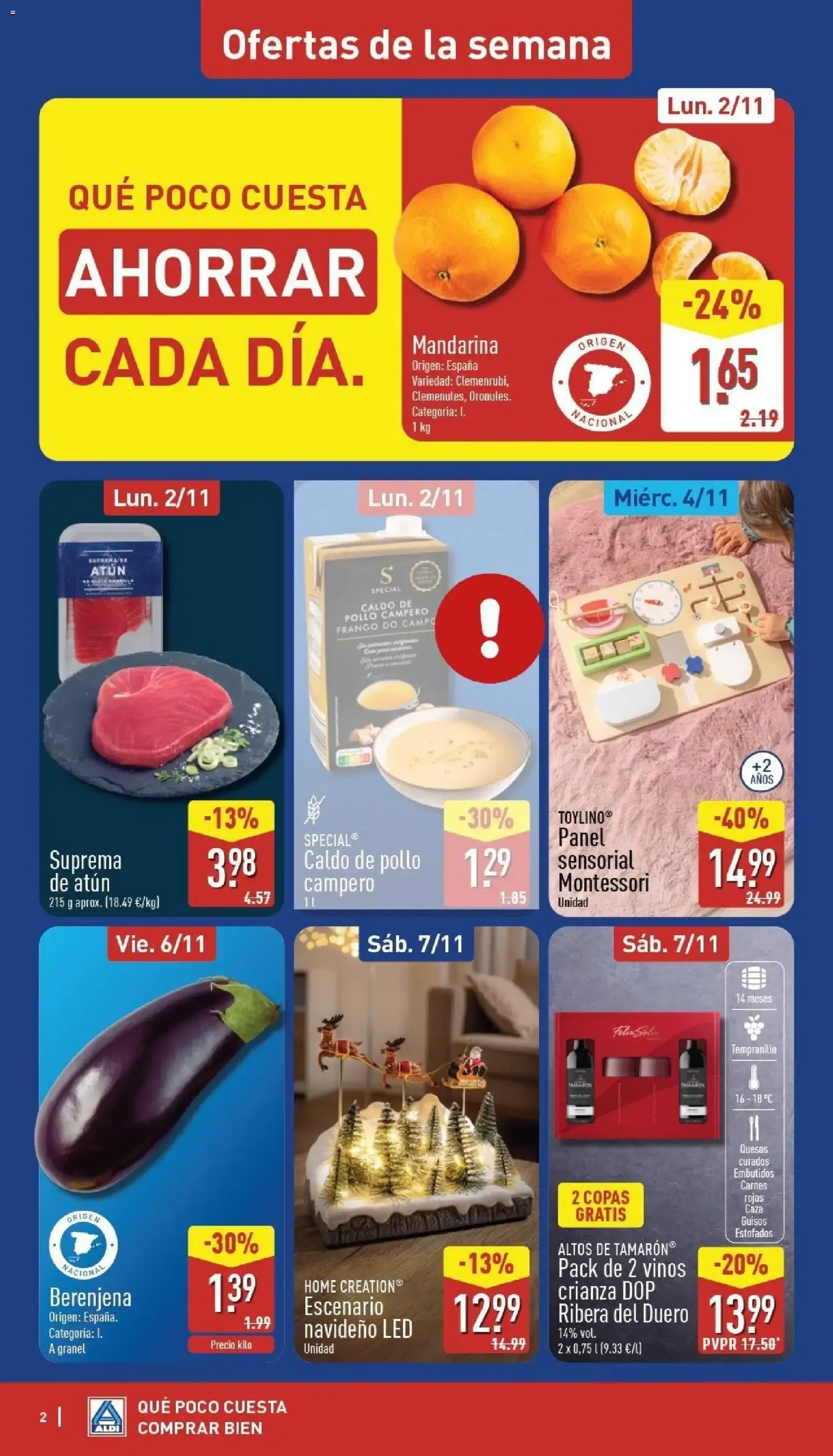 Catálogo de Aldi folleto Península del 02/11/2026 | Catálogo 2 de noviembre al 8 de noviembre 2026 - Página 2