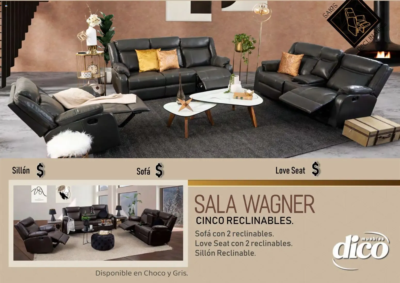 Catálogo de Muebles Dico catálogo Salas reclinables (27/03/2026 - 31/08/2026) - catálogo en línea 27 de marzo al 31 de agosto 2026 - Pagina 10