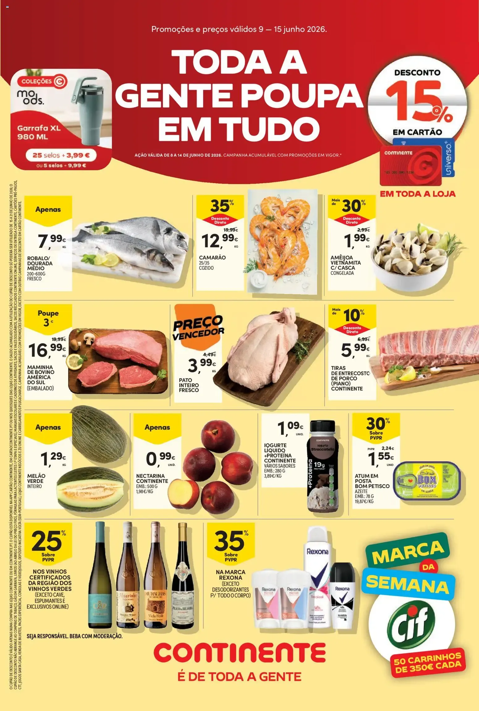 Folheto TODA A GENTE POUPA EM TUDO de 9 de junho até 15 de junho 2026 - Pagina 1
