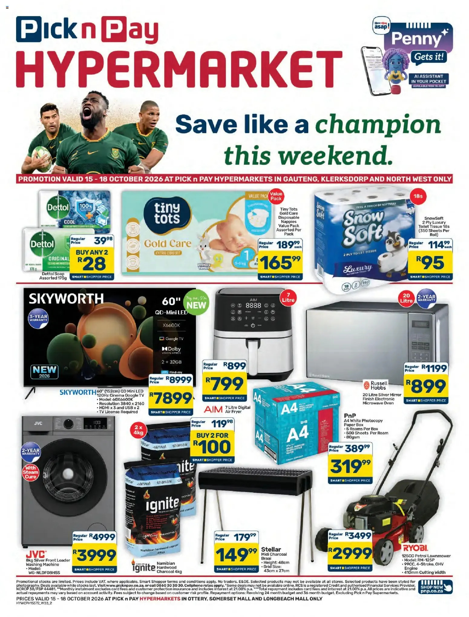Pick n Pay Western Cape - Hypermarket Weekend Specials (15/10/2026 - 18/10/2026) Online from 15 October to 18 October 2026 - Catalogue Page 2