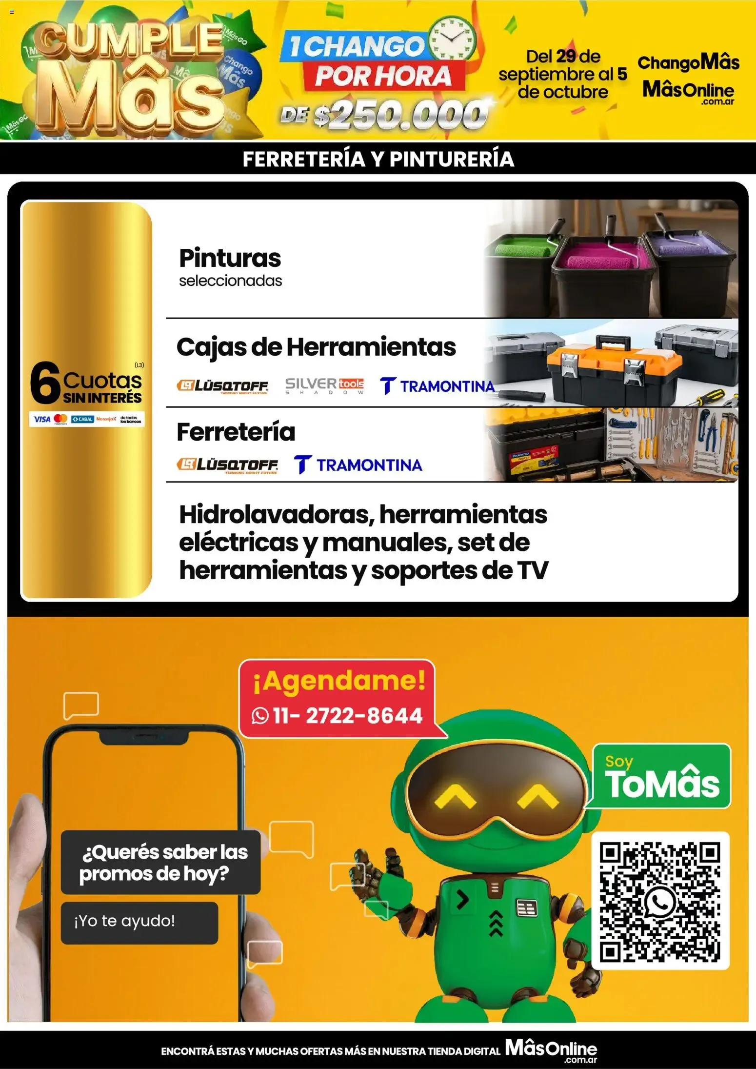 Ofertas de Changomas - Ofertas || del 29/09/2026 - 05/10/2026 || Catálogo 29 de septiembre al 5 de octubre 2026 - Página 14 del catálogo