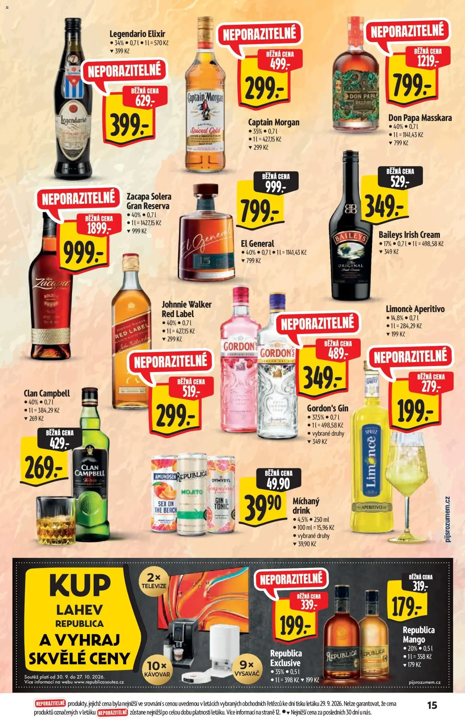 Albert leták - Supermarket od 07.10.2026 - Akční leták - 7. října 20. října 2026 - Page 15