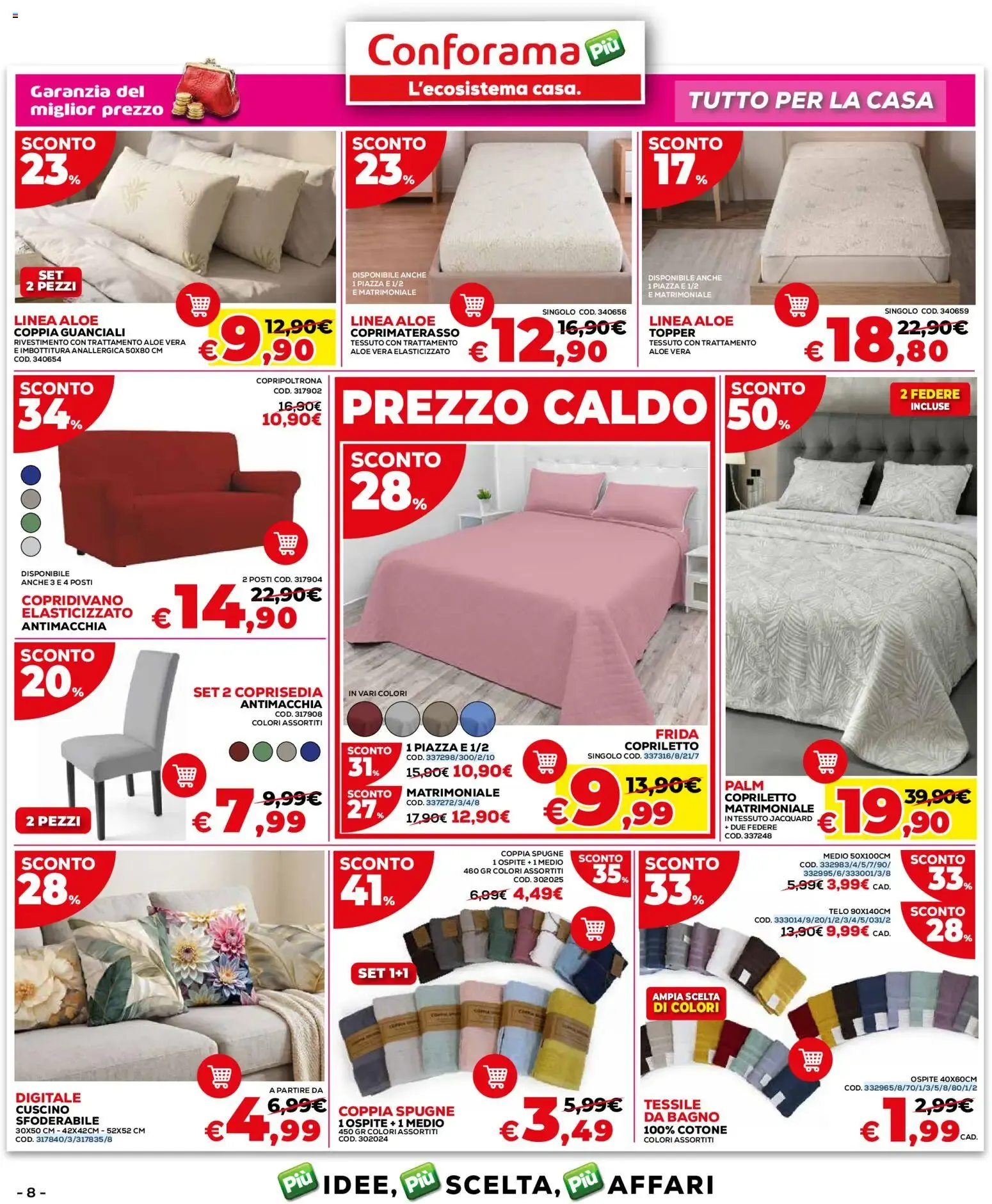 Conforama: Sconti Caldi per l'Estate da 2 luglio a 26 luglio di 2026 - Pagina del volantino 8