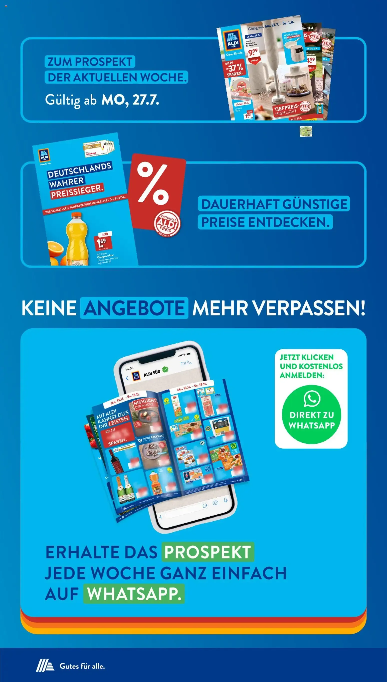 Aldi Süd Tiefpreis-Highlight von 10. August bis 15. August 2026 - Prospekt seite 23