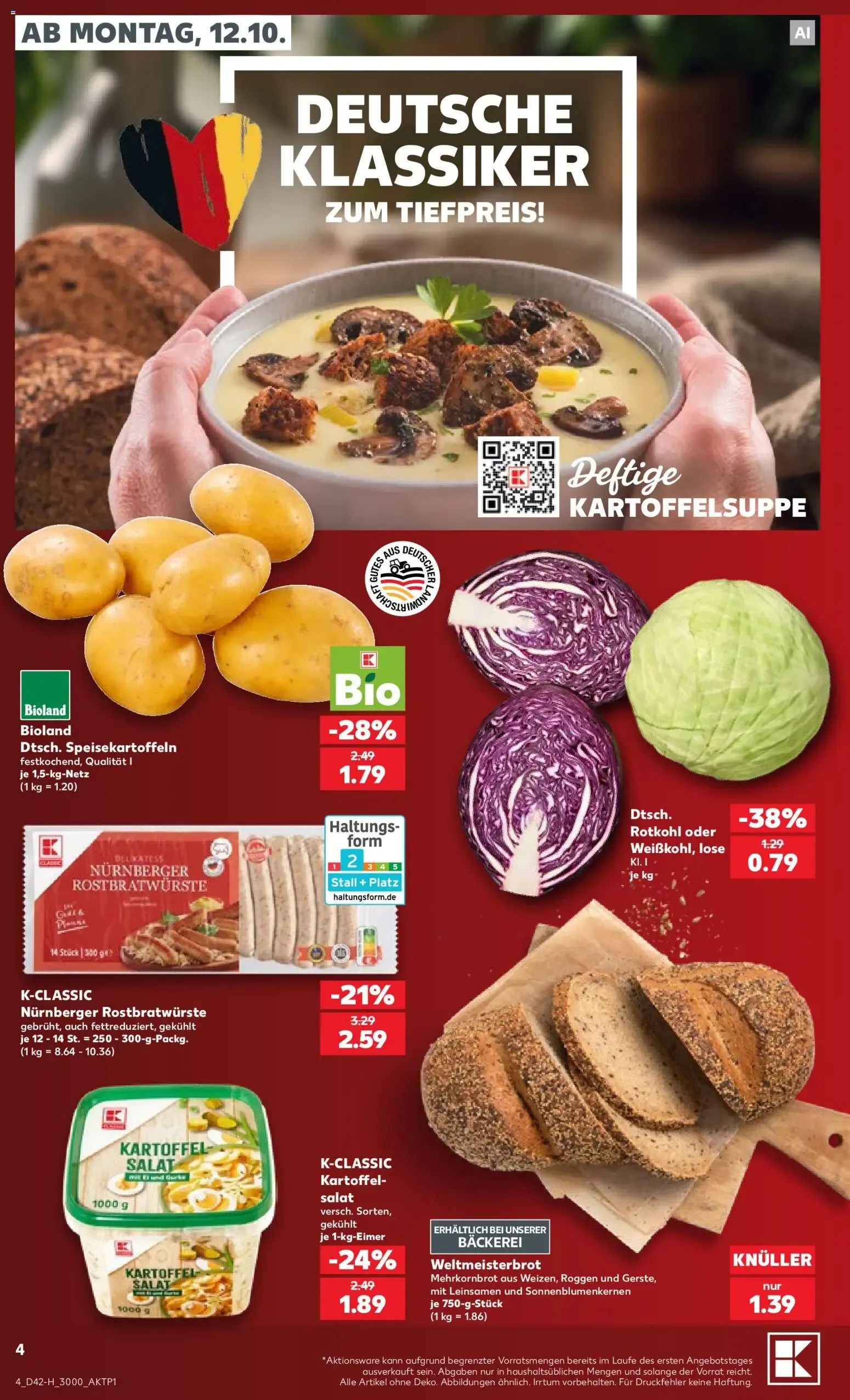 Kaufland Glatte Preise van 12 oktober tot 17 oktober 2026 - Folder pagina 4