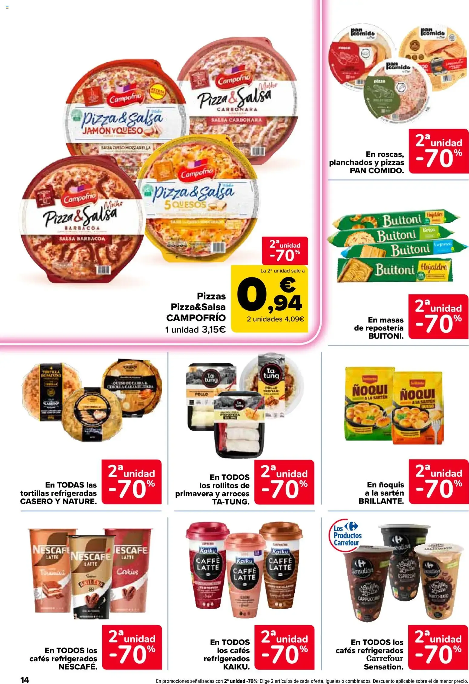 Catálogo de Carrefour: 2ª Unidad al -70% 28 de julio al 10 de agosto 2026 - Página 14
