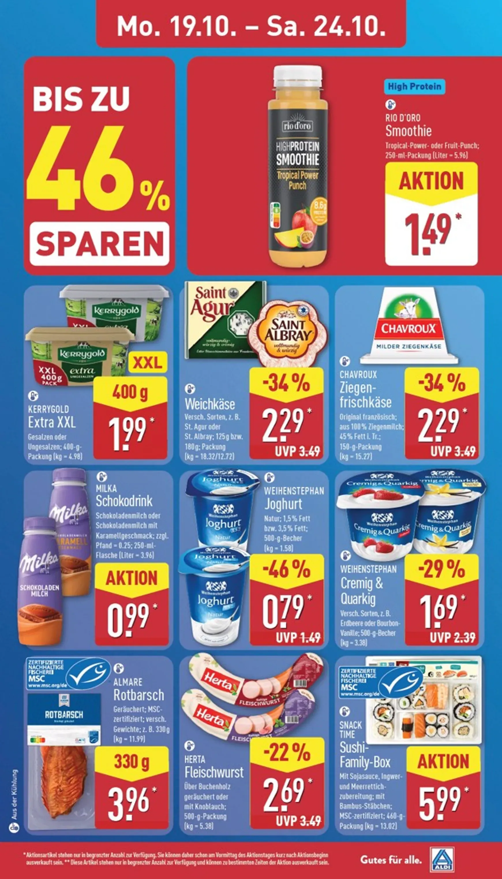 ALDI: Gutes für alle. Zum ALDI Preis. von 19. Oktober bis 24. Oktober 2026 - Prospekt seite 5