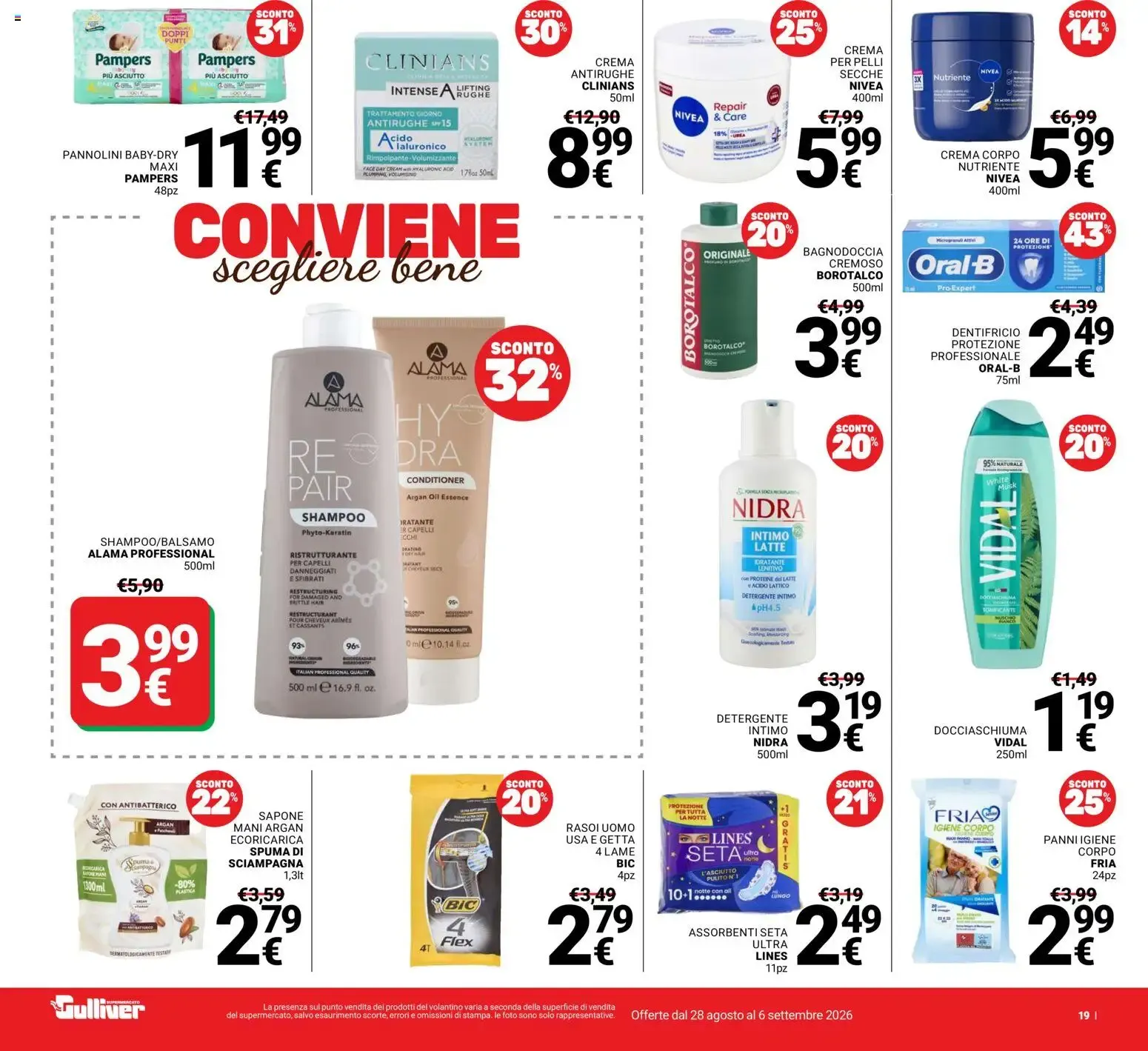 Nuovo Gulliver volantino dal 28/08/2026 > offerte anteprima 🛍️ da 28 agosto a 6 settembre di 2026 - Pagina del volantino 19