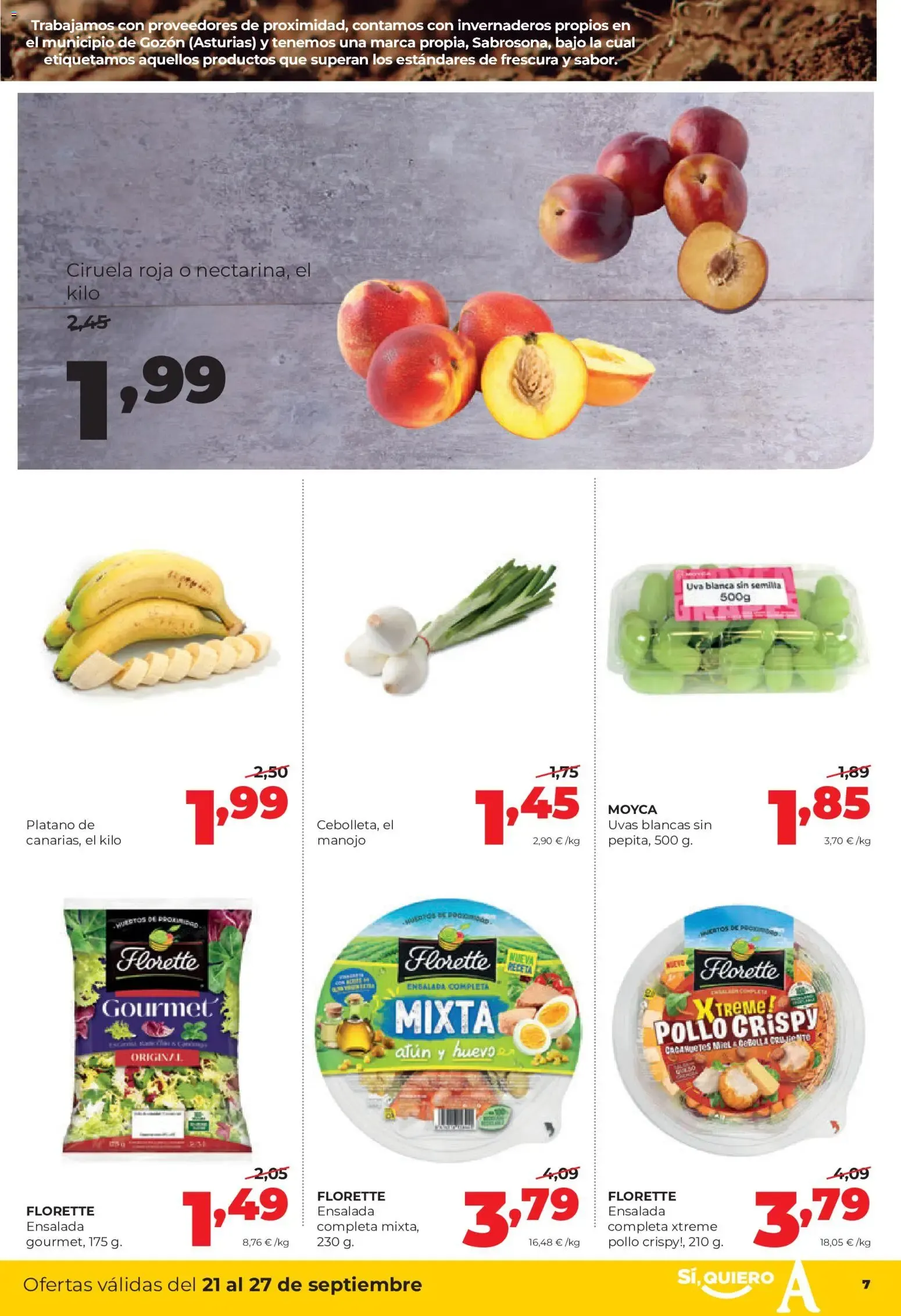 Catálogo de Alimerka folleto del 21/09/2026 | Catálogo 21 de septiembre al 27 de septiembre 2026 - Página 7