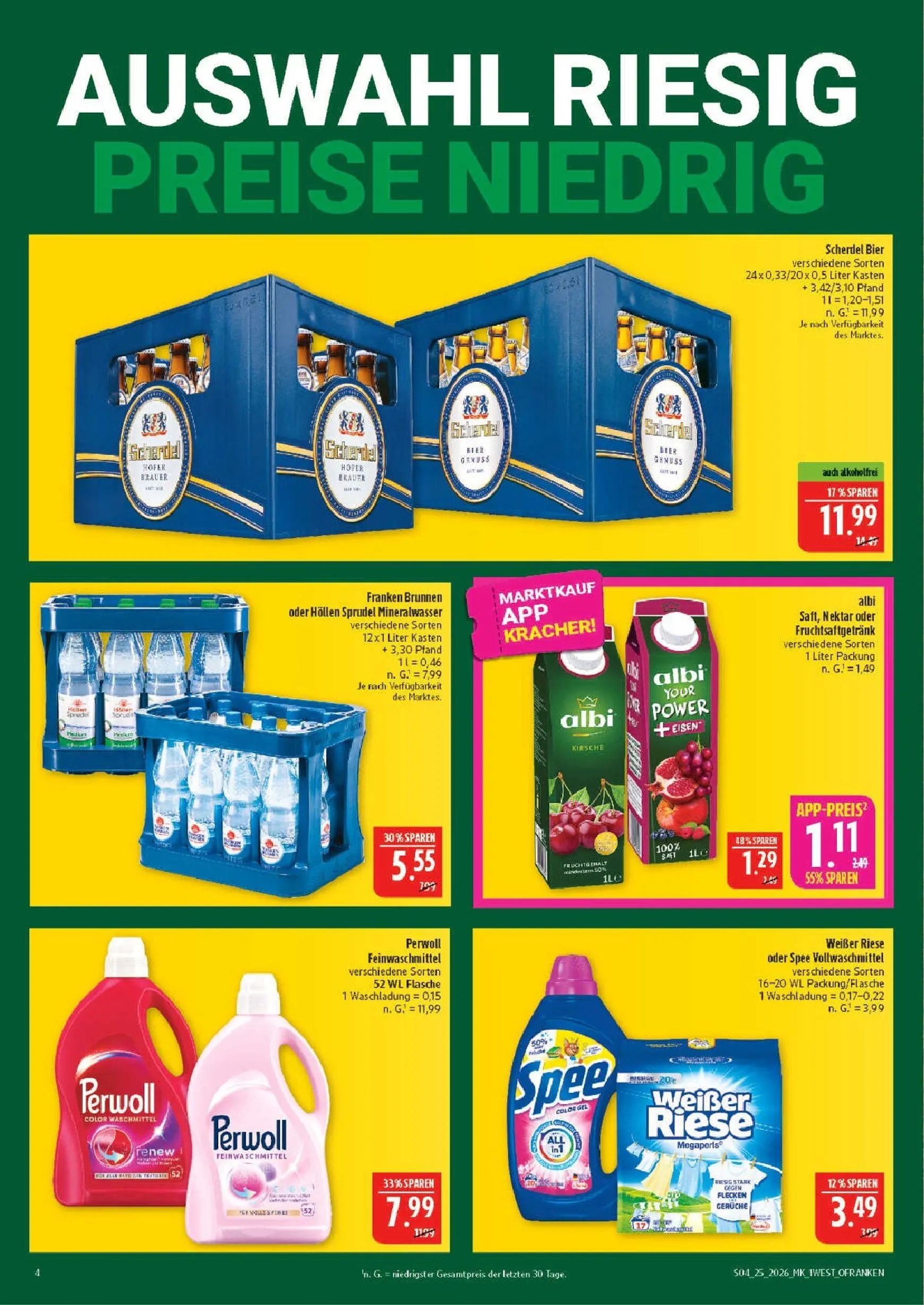 Marktkauf Prospekt nächste Woche – von Montag 15.06.2026 bis Samstag 20.06.2026 von 15. Juni bis 20. Juni 2026 - Prospekt seite 4