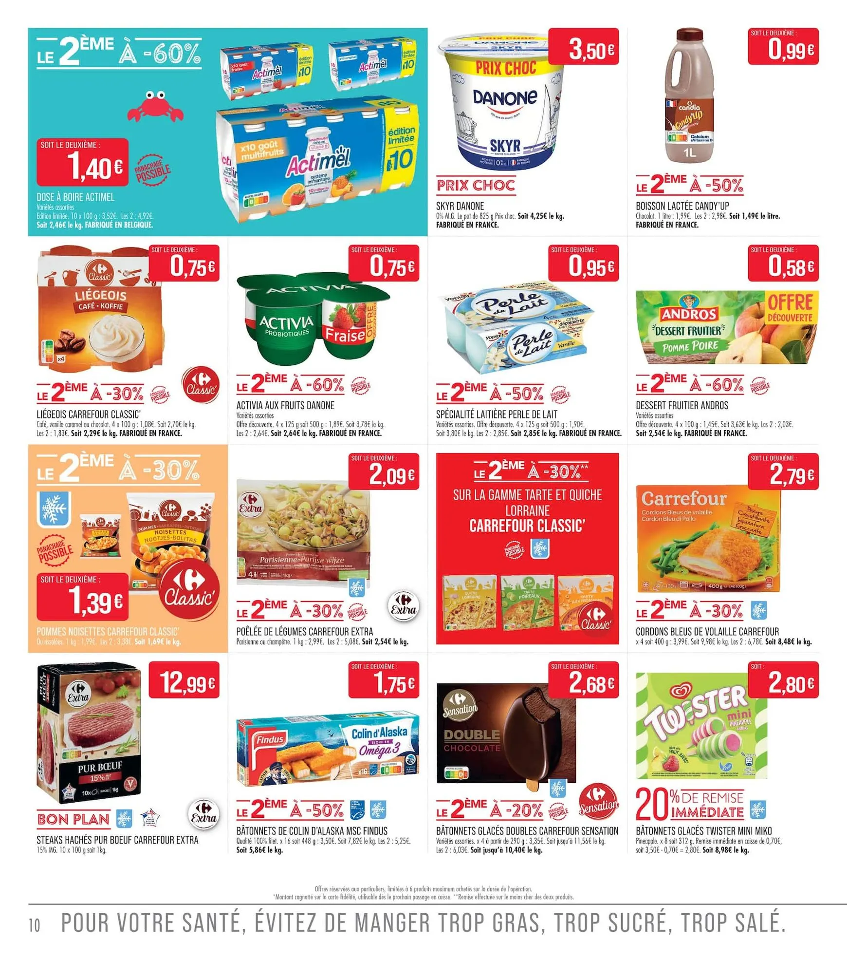 Supermarché Match - Prix Coûtant y Les Bons Plans de l'été du 21 juillet au 2 août 2026 - Catalogue page 10