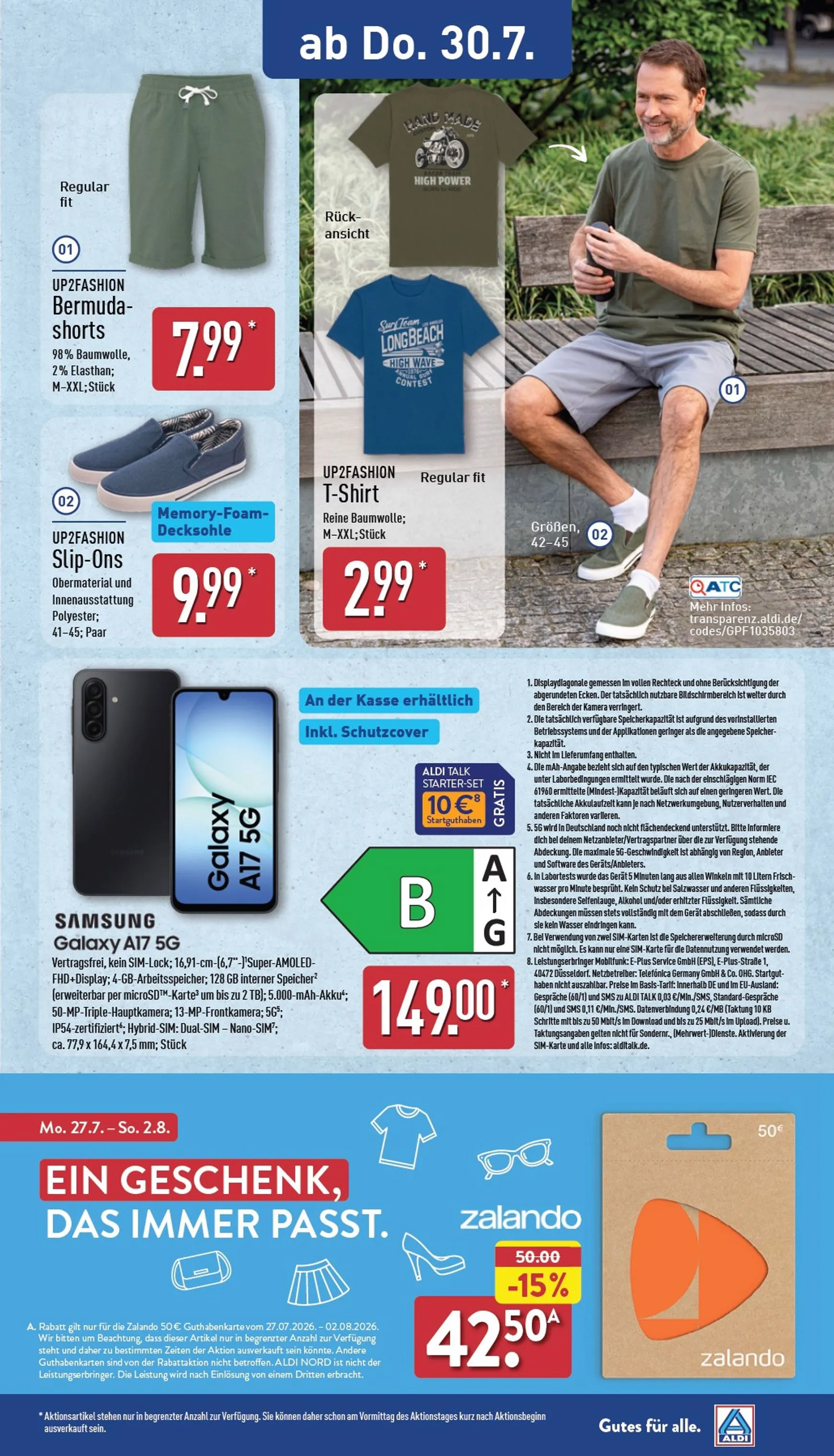 ALDI NORD - ALDI Vorschau Prospekt nächste Woche – von Montag 27.07.2026 bis Samstag 01.08.2026 von 27. Juli bis 1. August 2026 - Prospekt seite 25