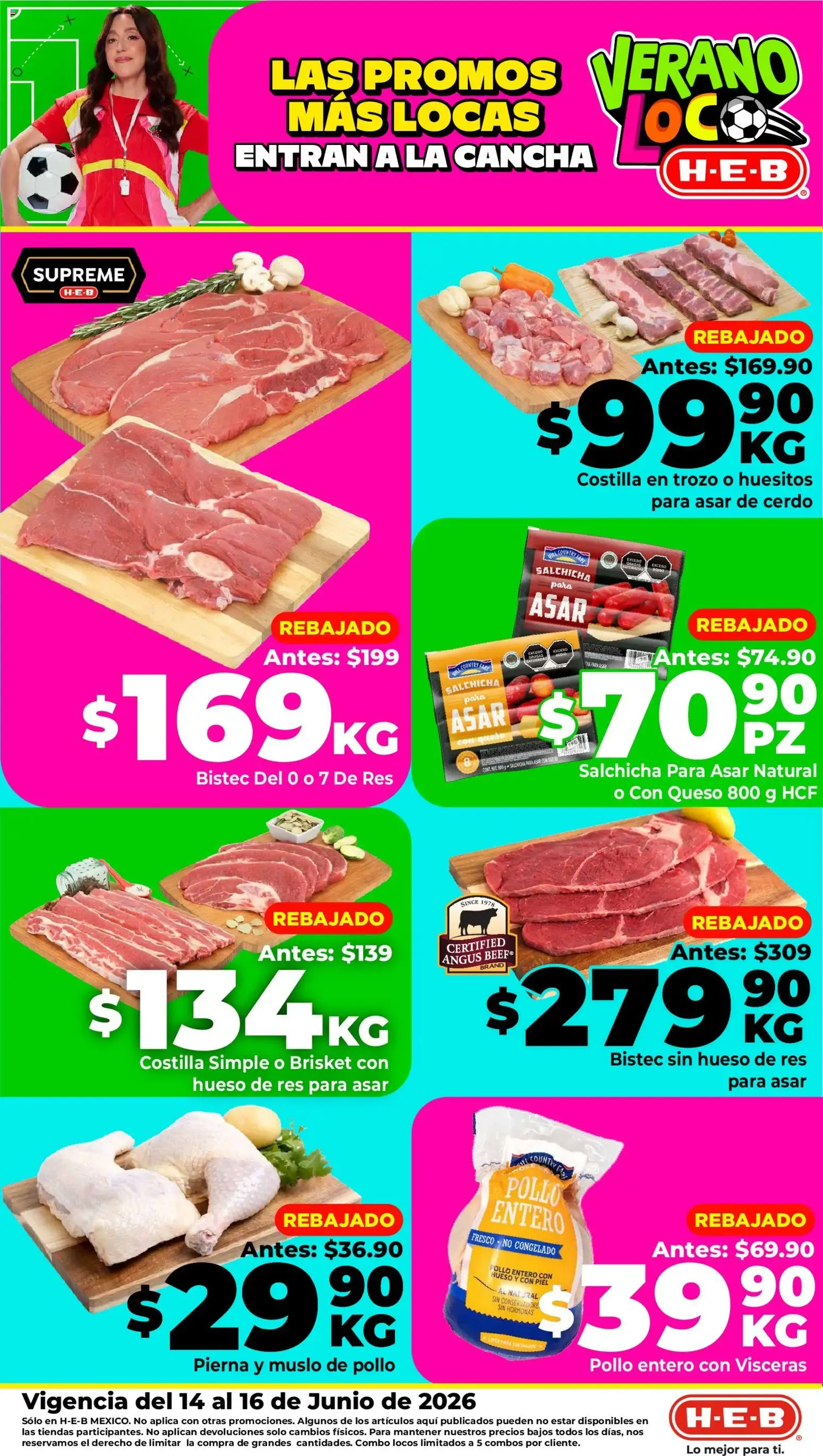 H-E-B folleto Las promos más locas (14/07/2026 - 16/07/2026) - catálogo en línea