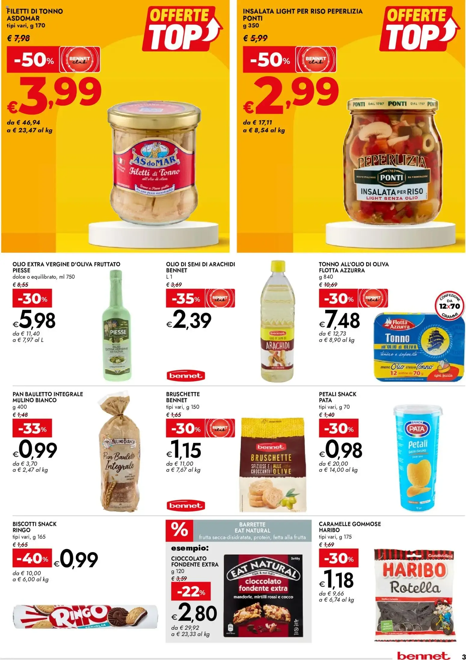 Nuovo bennet volantino Offerte Top dal 25/06/2026 > offerte anteprima 🛍️ da 25 giugno a 8 luglio di 2026 - Pagina del volantino 3