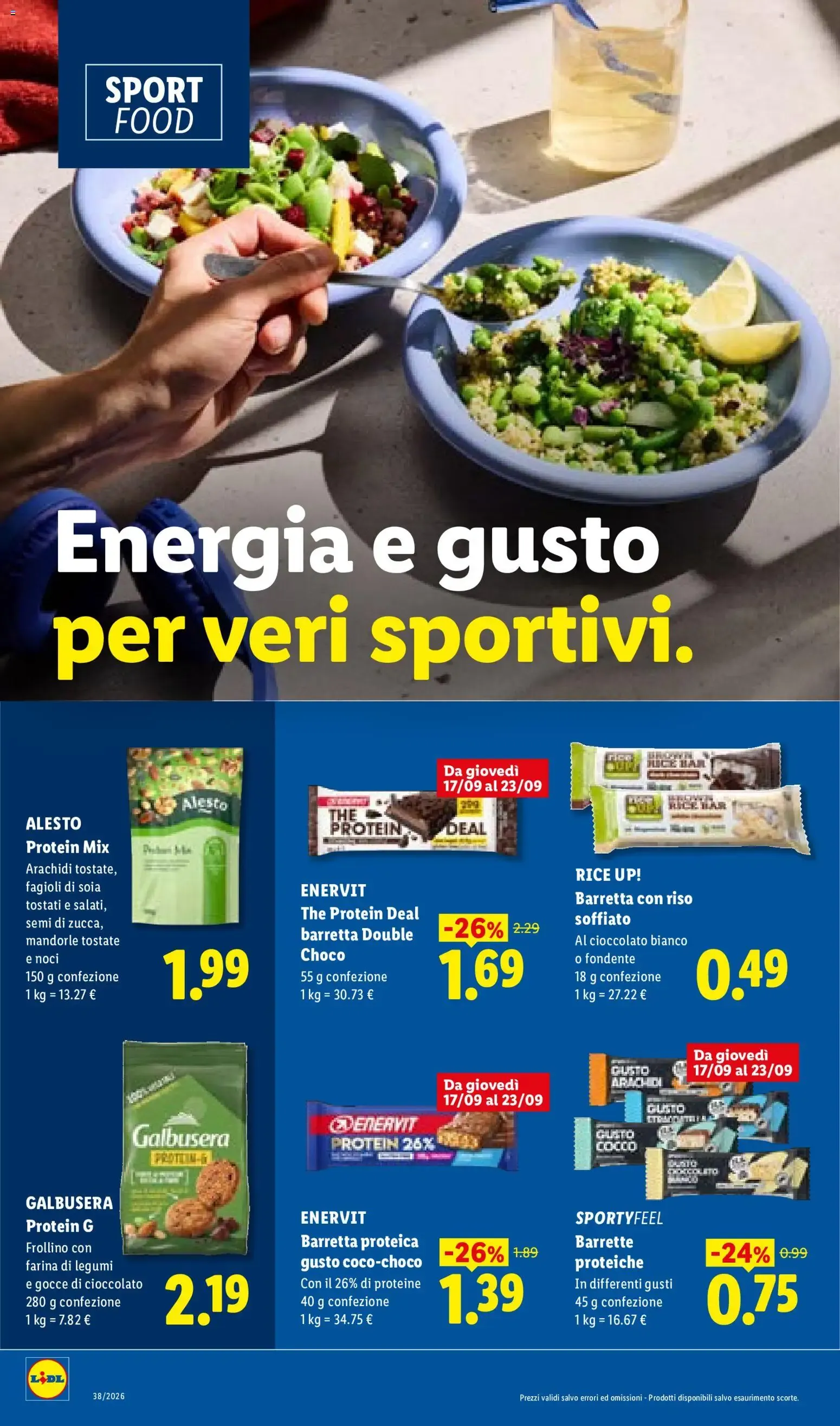 Lidl XXL Grande formato, grande convenienza y Mega Offerte da 17 settembre a 23 settembre di 2026 - Pagina del volantino 22