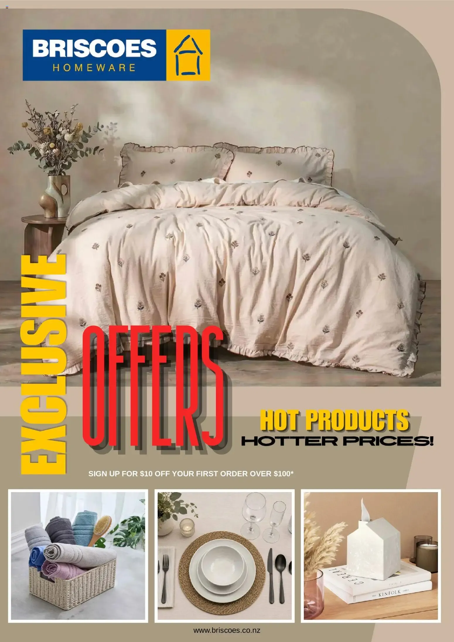 Briscoes Homeware: Exclusive Offers and Hot Products from 1 September to 29 September 2026 - Catalogue Page 1