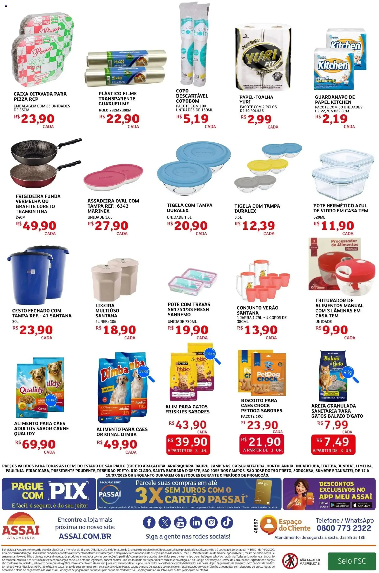 Encarte de Assaí Atacadista ofertas - SP de 17/07/2026 | Promoções Online 17 de julho até 19 de julho 2026 - Pagina 4