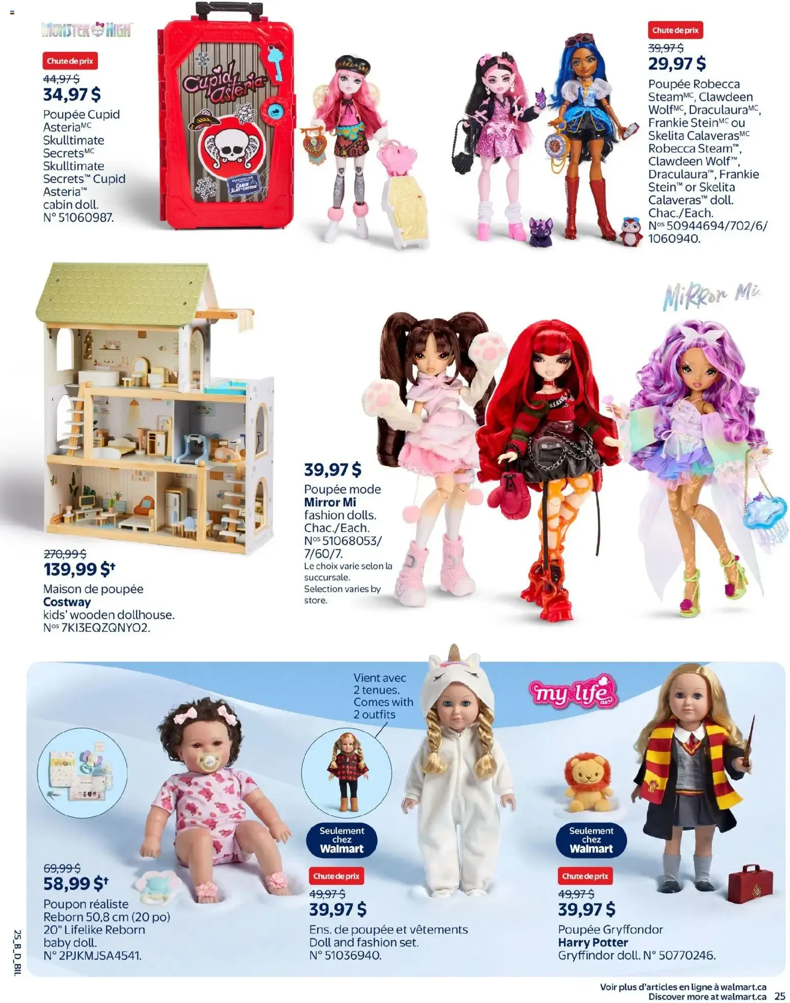 Walmart circulaire - Livret des jouets from Oct 15, 2026 > weekly specials & deals from October 15 to December 23 2026 - flyer page 34